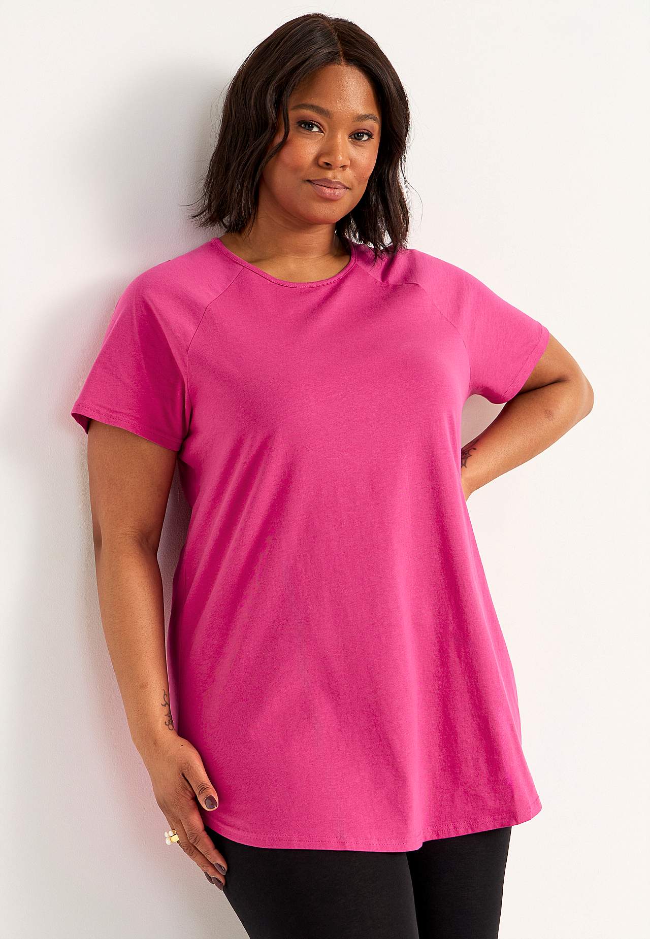 Tunic in organic cotton 2-pack