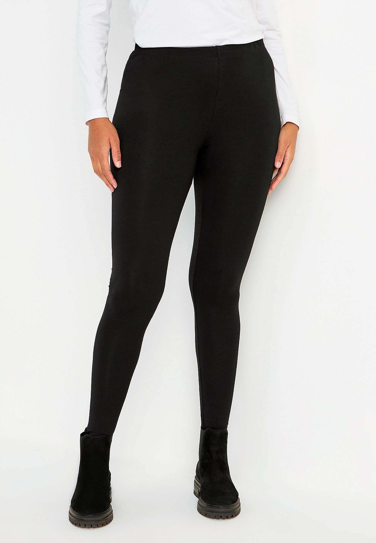 Leggings in cotton 2-pack