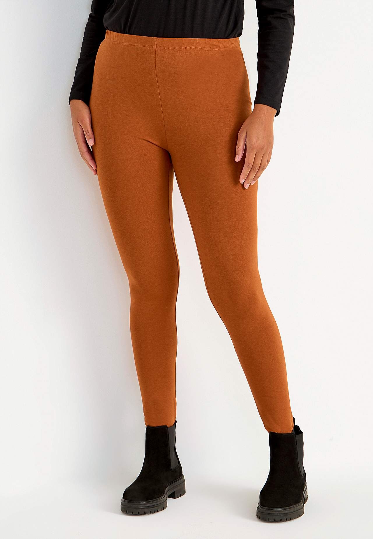 Leggings in cotton 2-pack