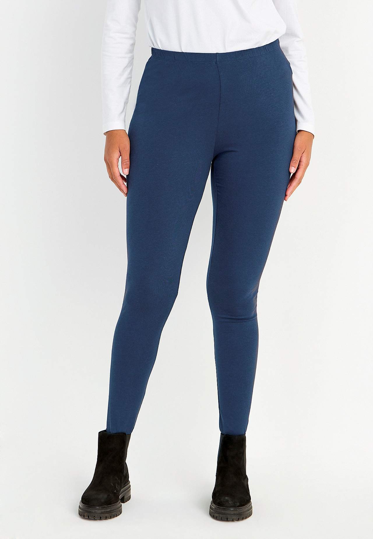 Leggings in cotton 2-pack