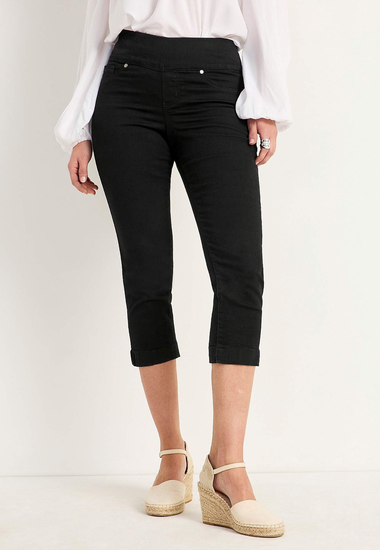 Super comfortable capri jegging in denim Elin