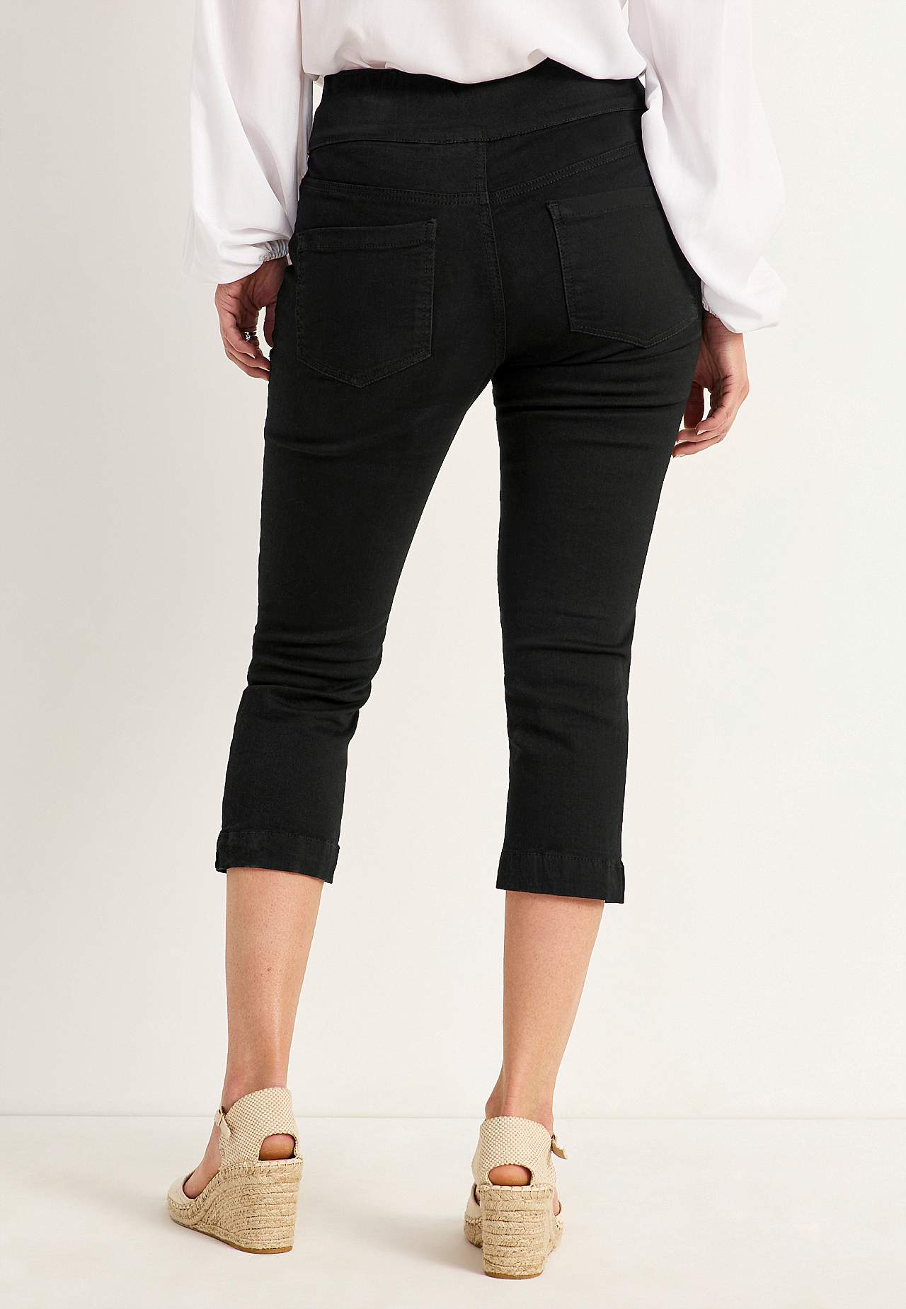 Super comfortable capri jegging in denim Elin