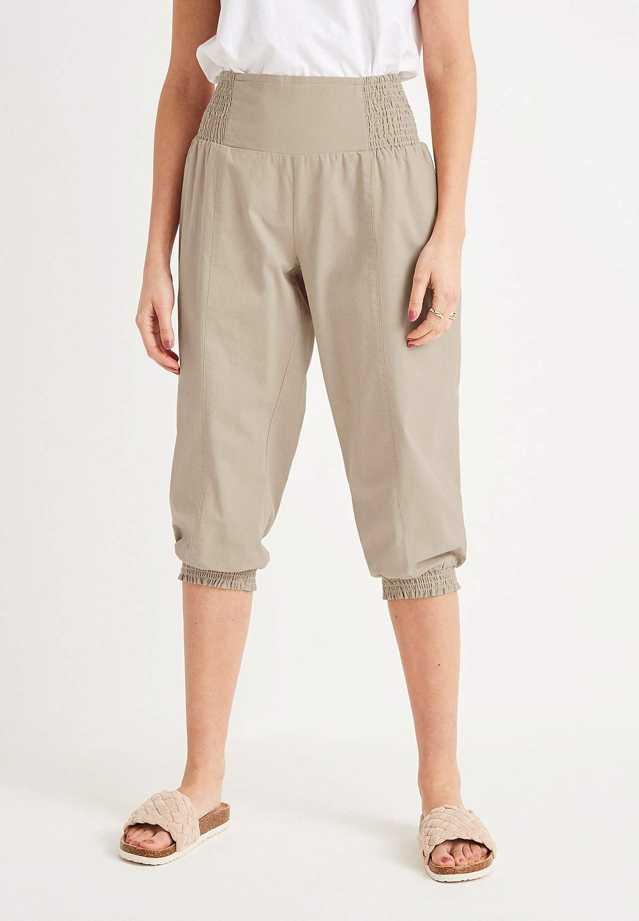 Woven capri trousers Nellie