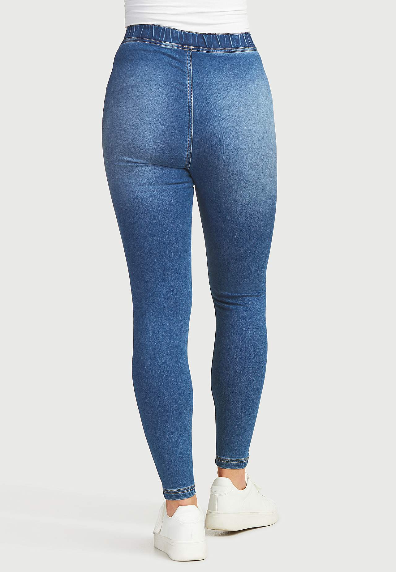 Denim leggings