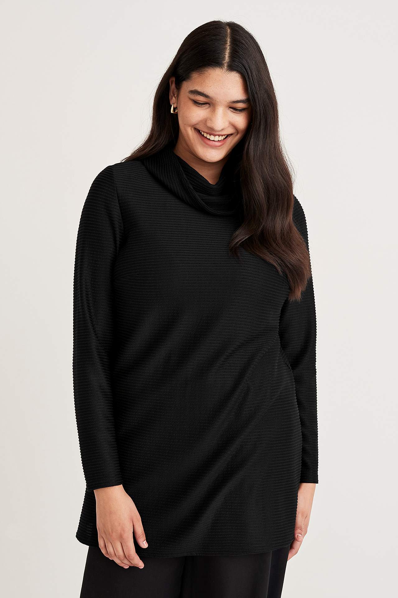 Tunic with turtleneck