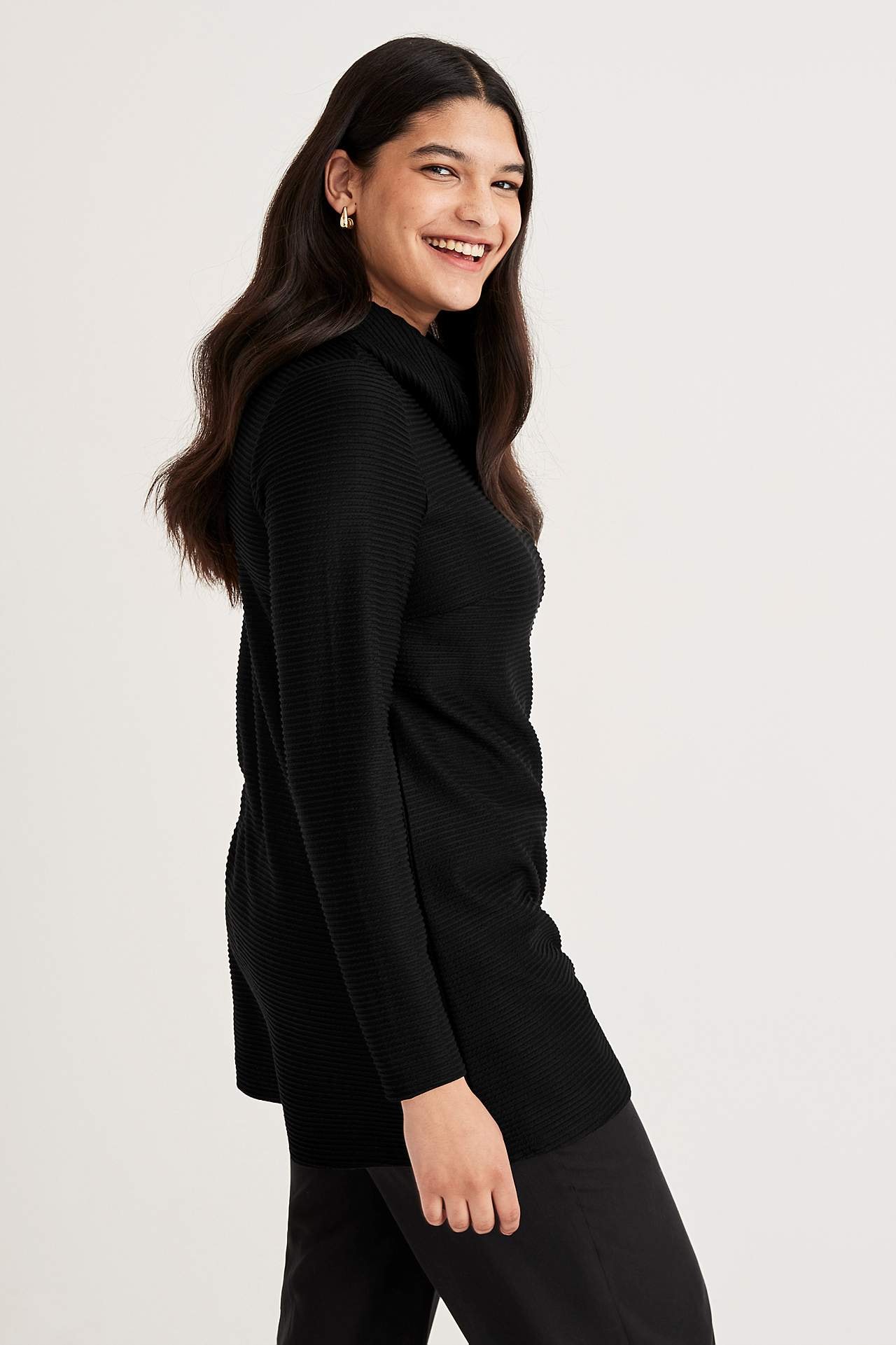 Tunic with turtleneck