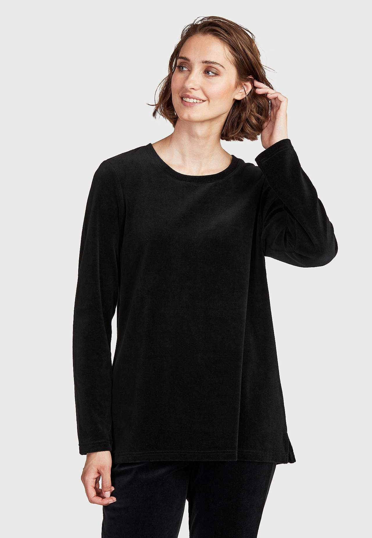 Velour sweater Wilma