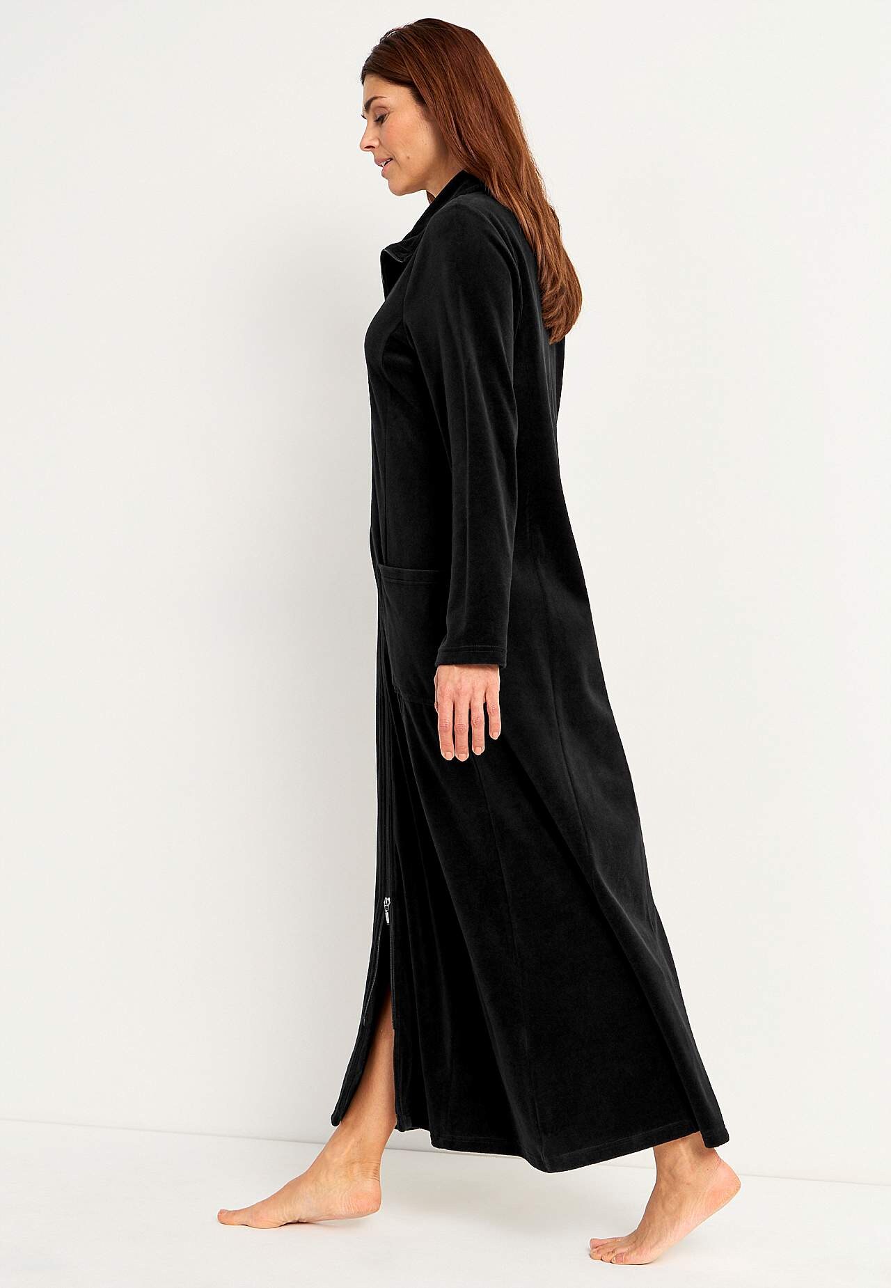 Velour, long robe