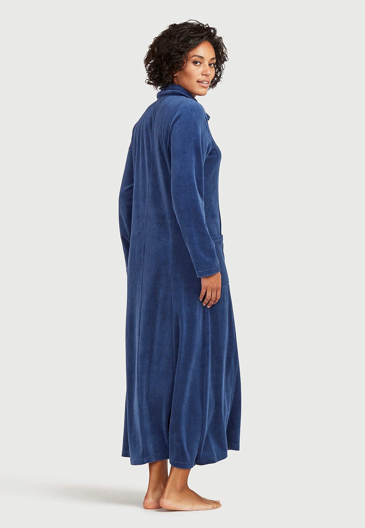 Velour, long robe Wilma