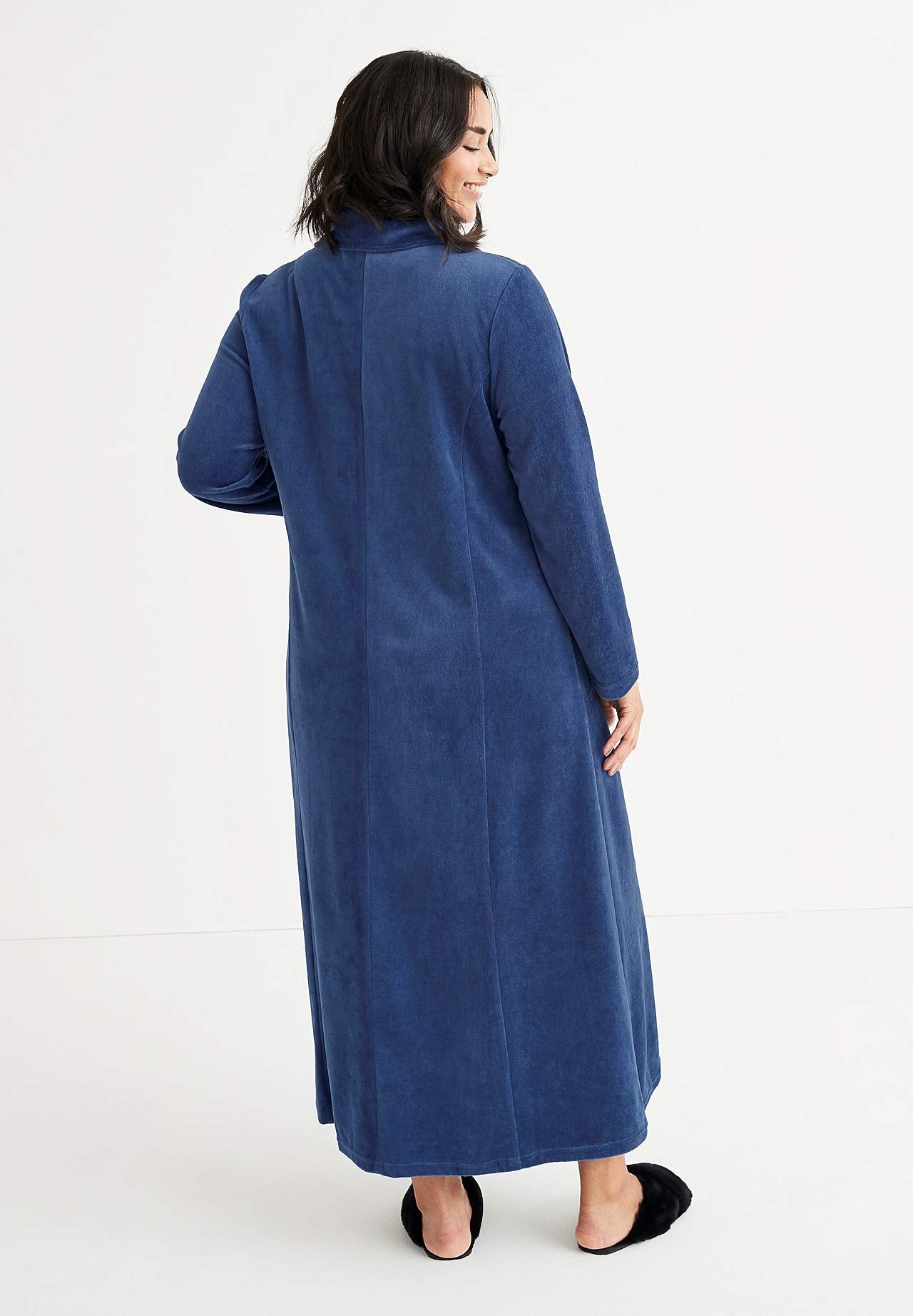 Velour, long robe