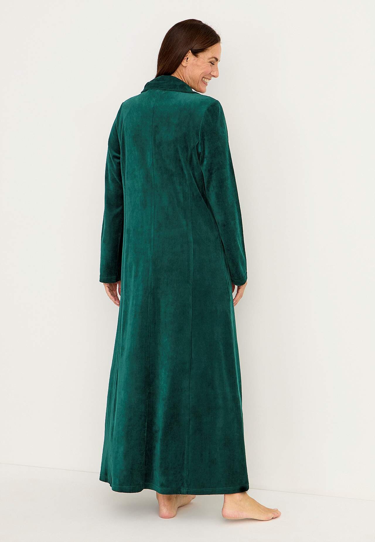 Velour, long robe