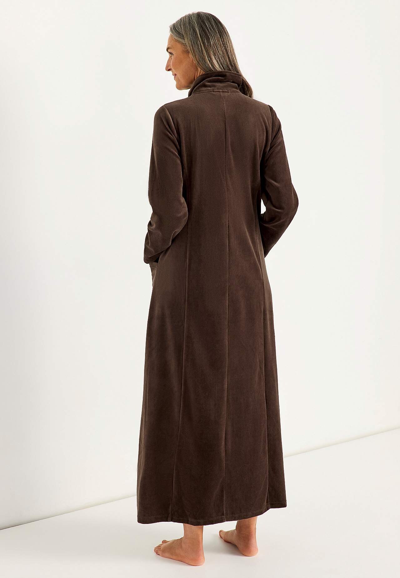 Velour, long robe Wilma