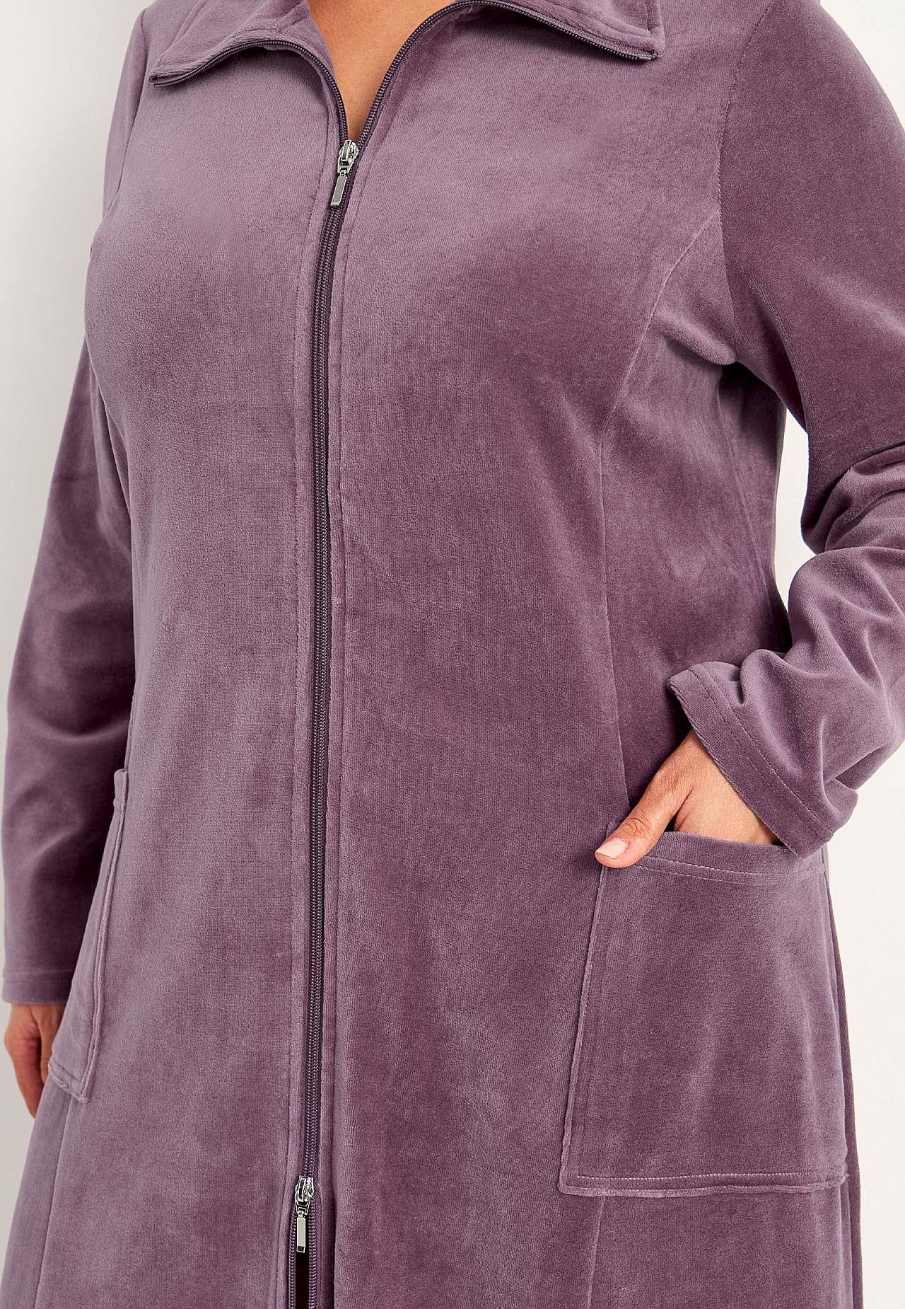 Velour, long robe Wilma