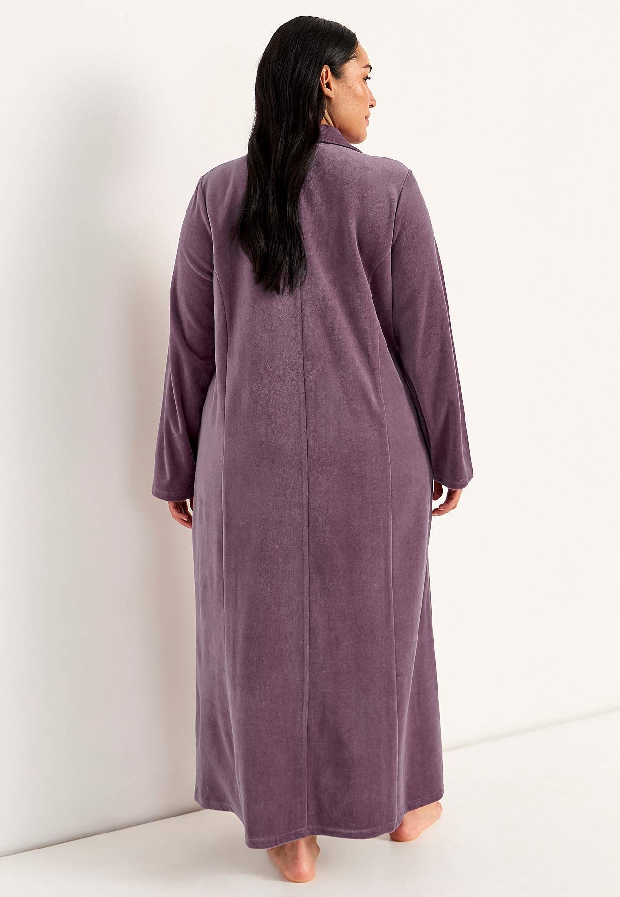 Velour, long robe Wilma