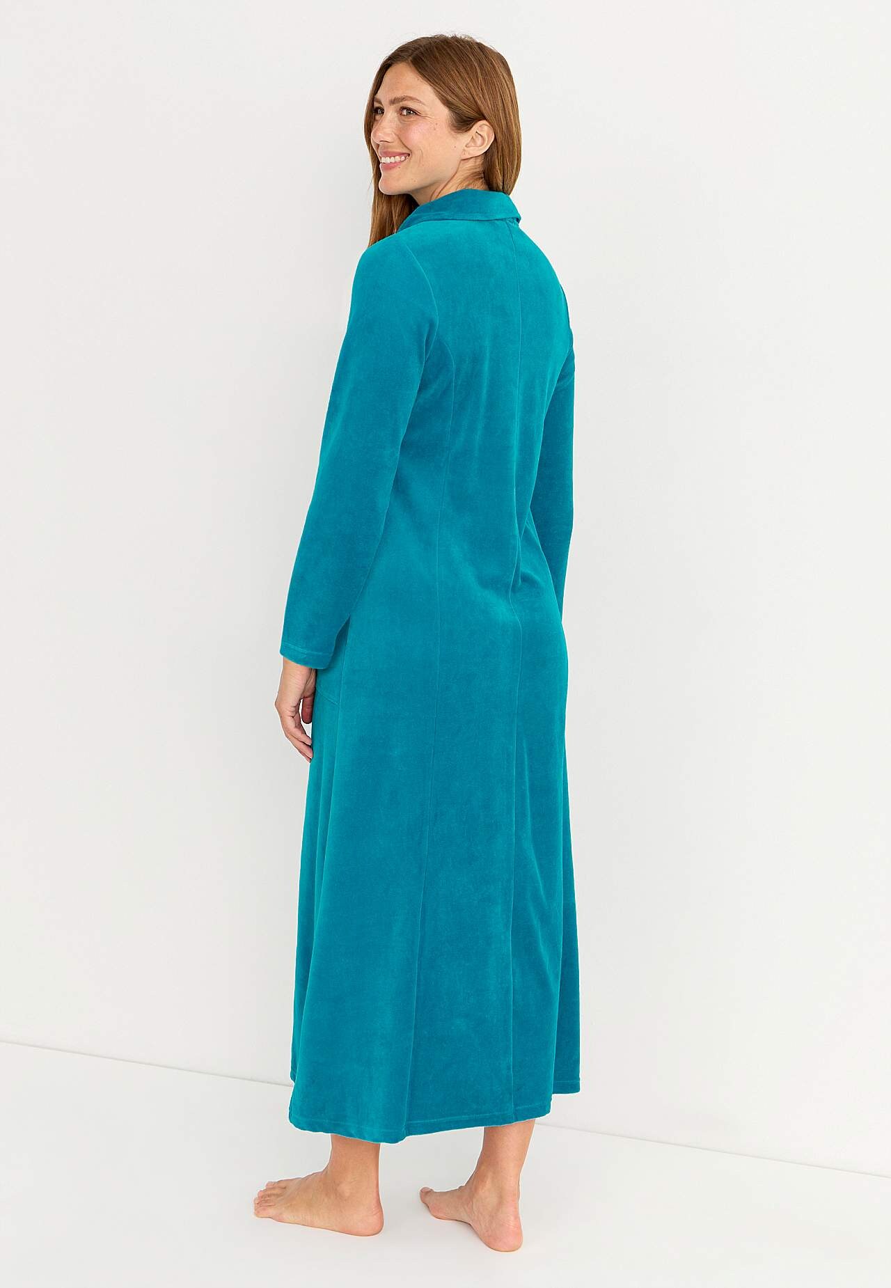 Velour, long robe Wilma