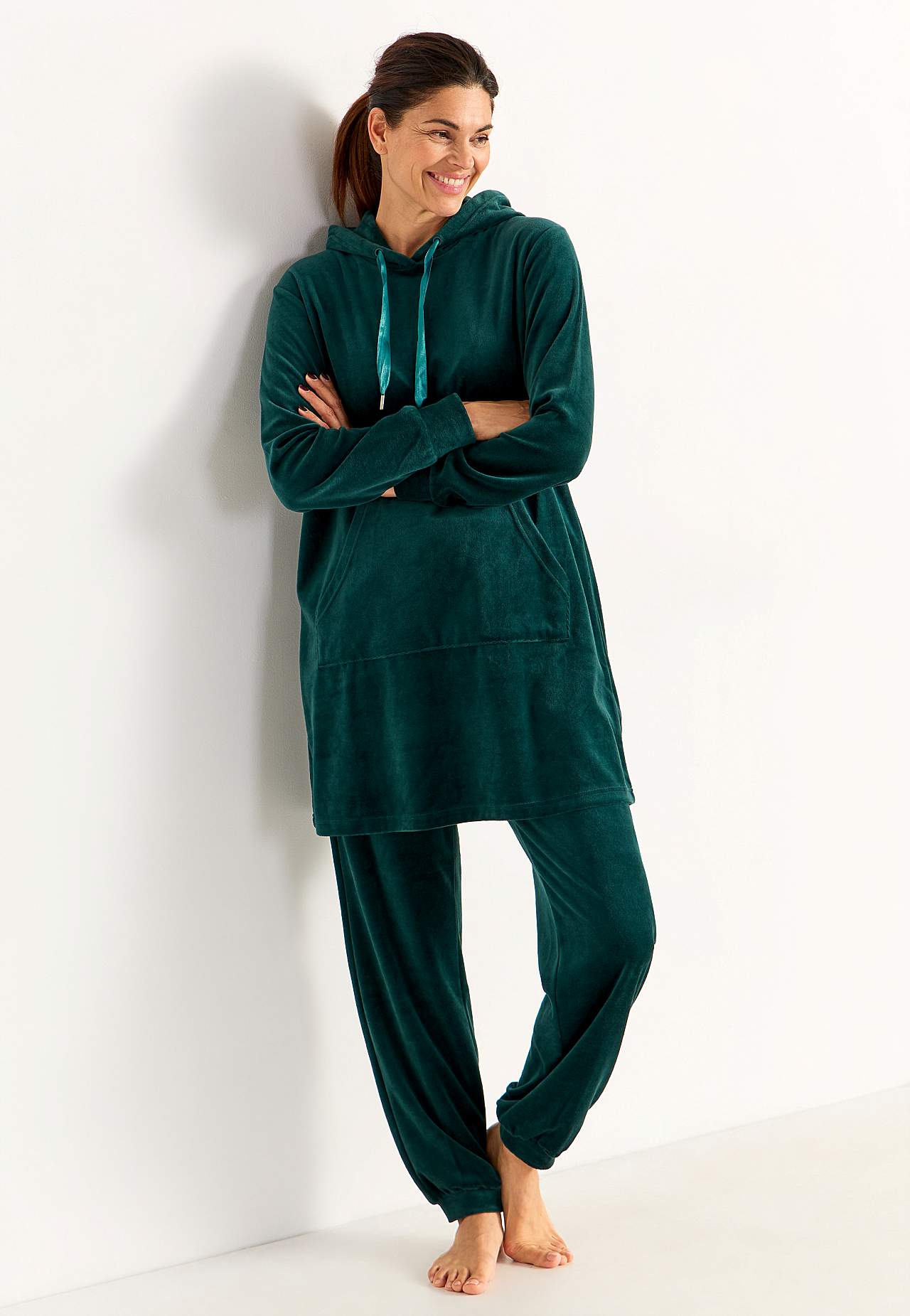 Velour tunic