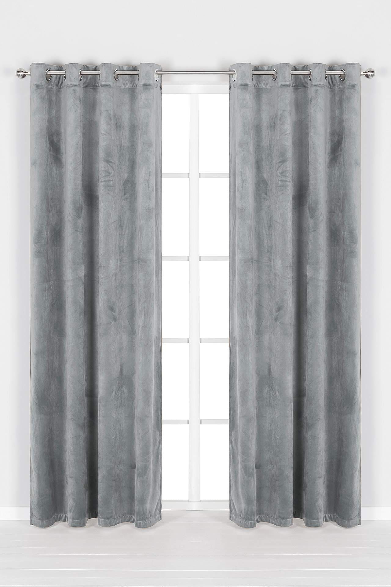 Velvet lengths with eyelets 2-pack