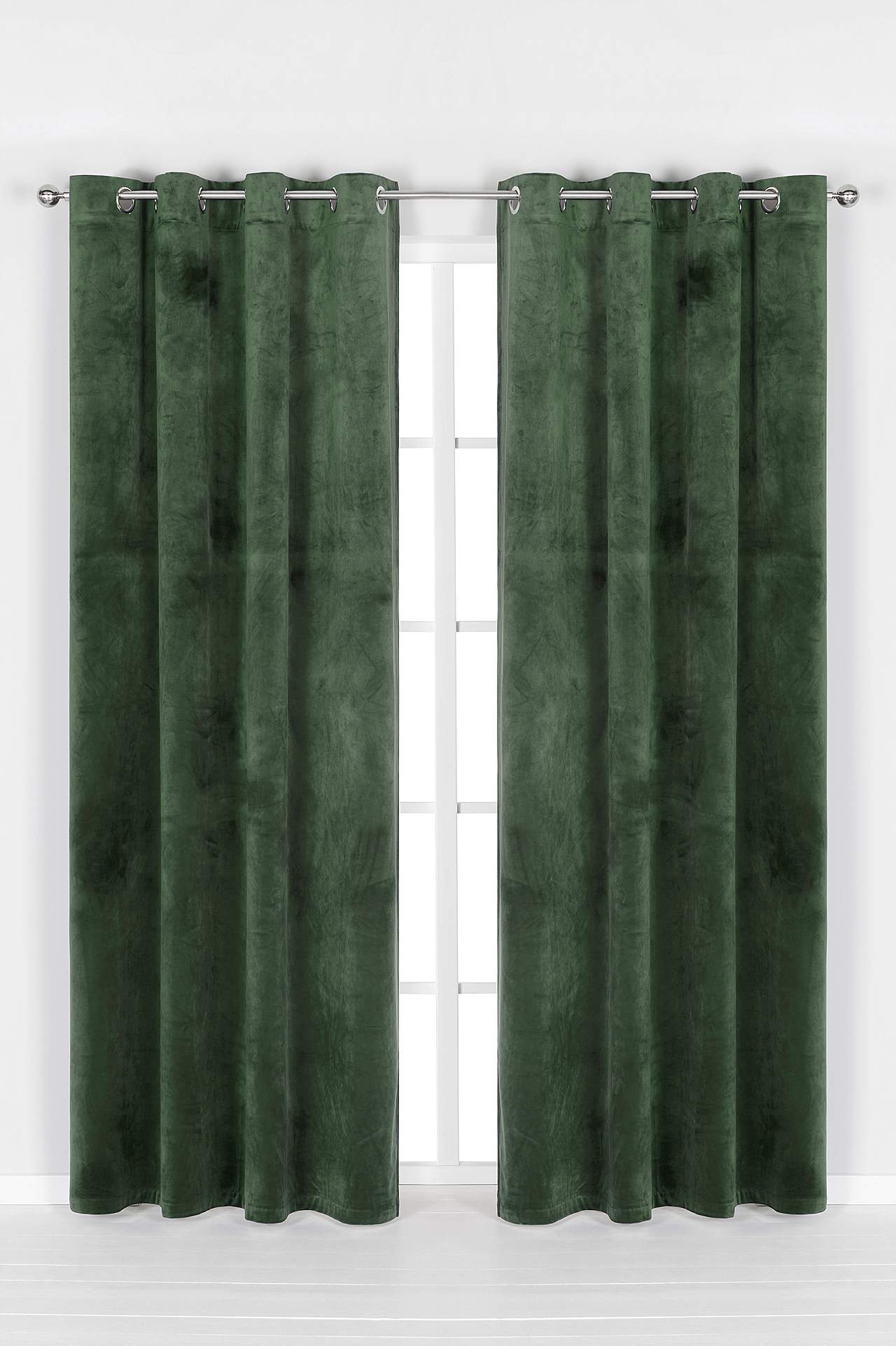 Velvet lengths with eyelets 2-pack
