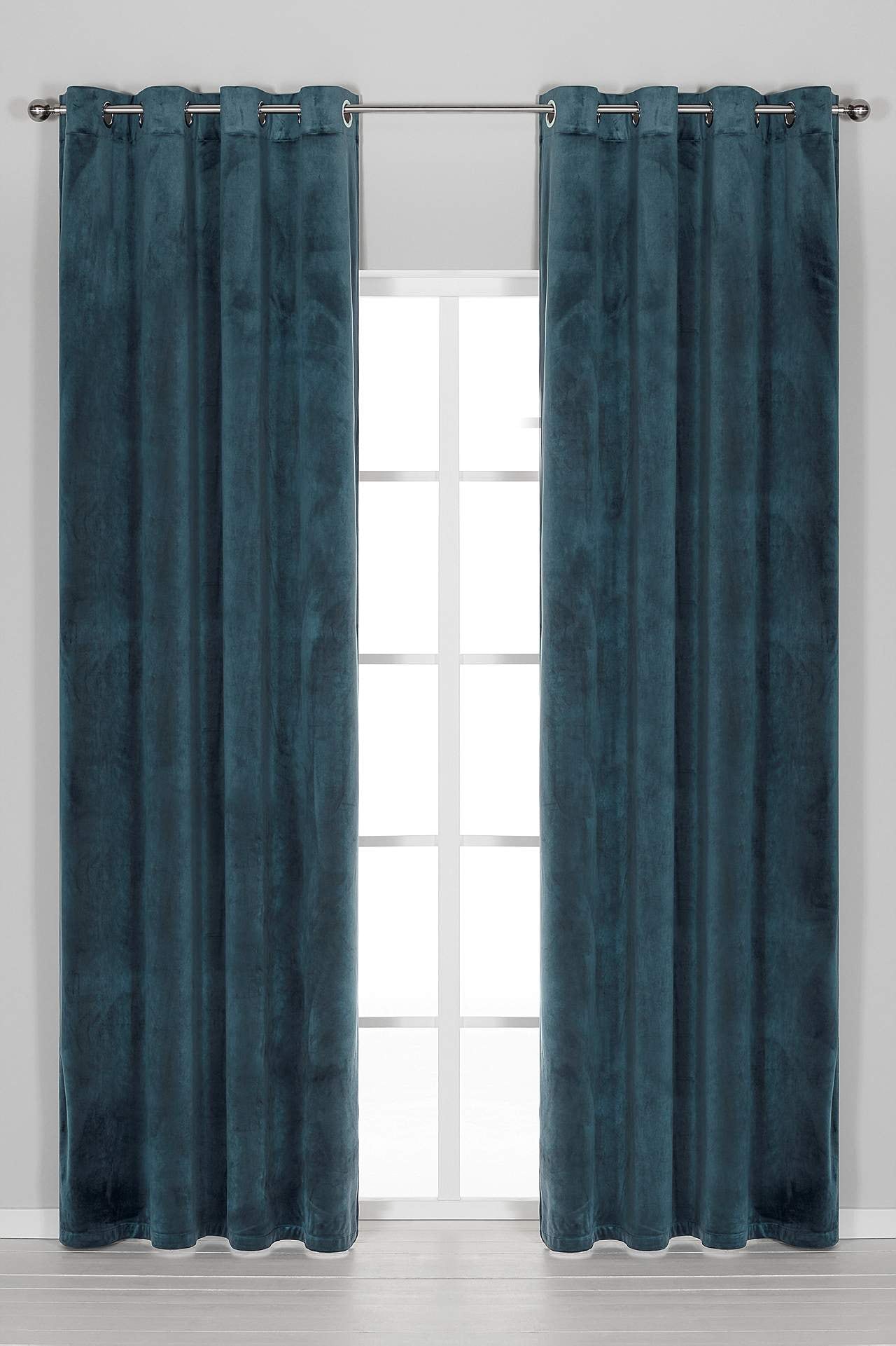 Velvet lengths with eyelets 2-pack