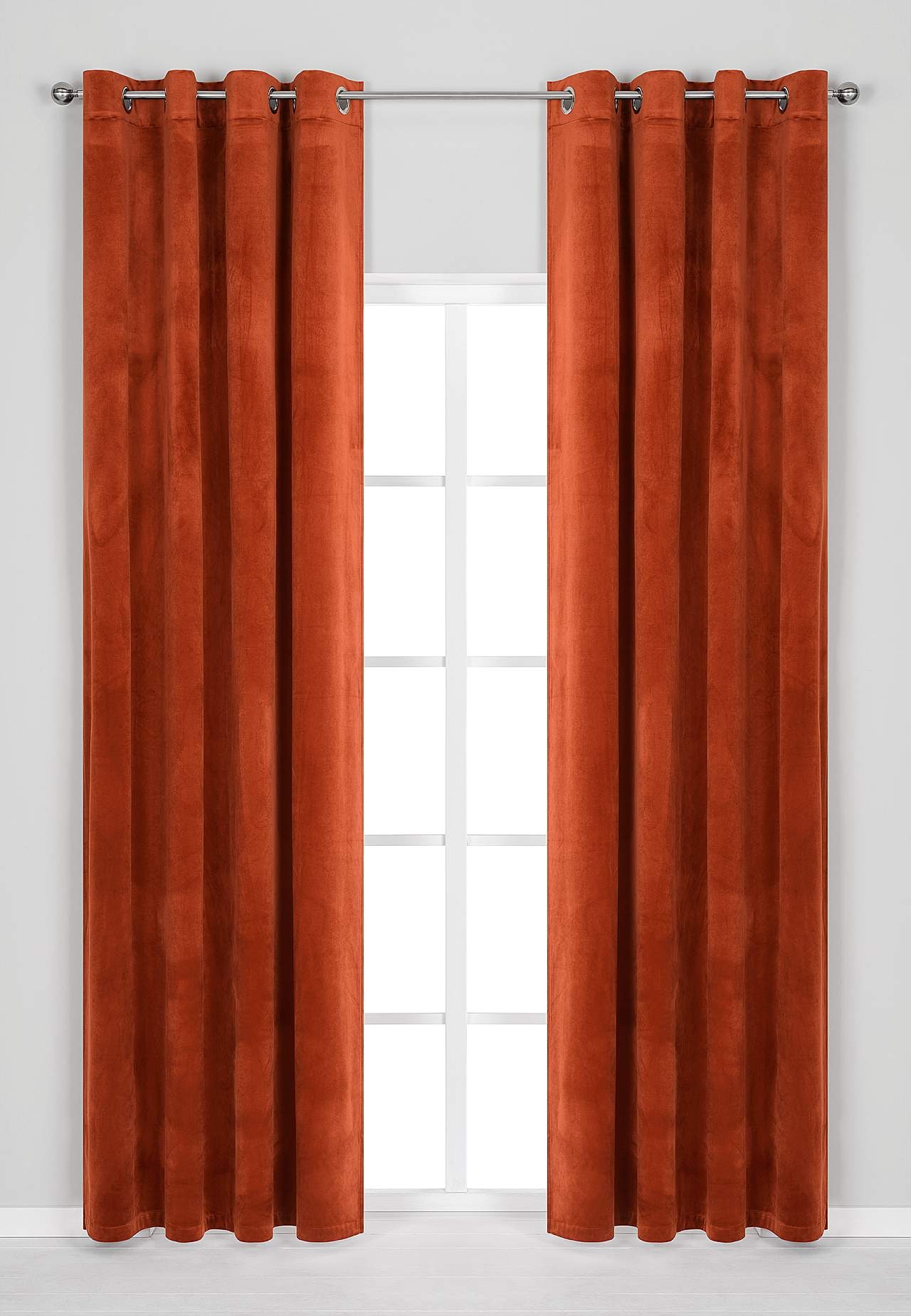 Velvet lengths with eyelets 2-pack