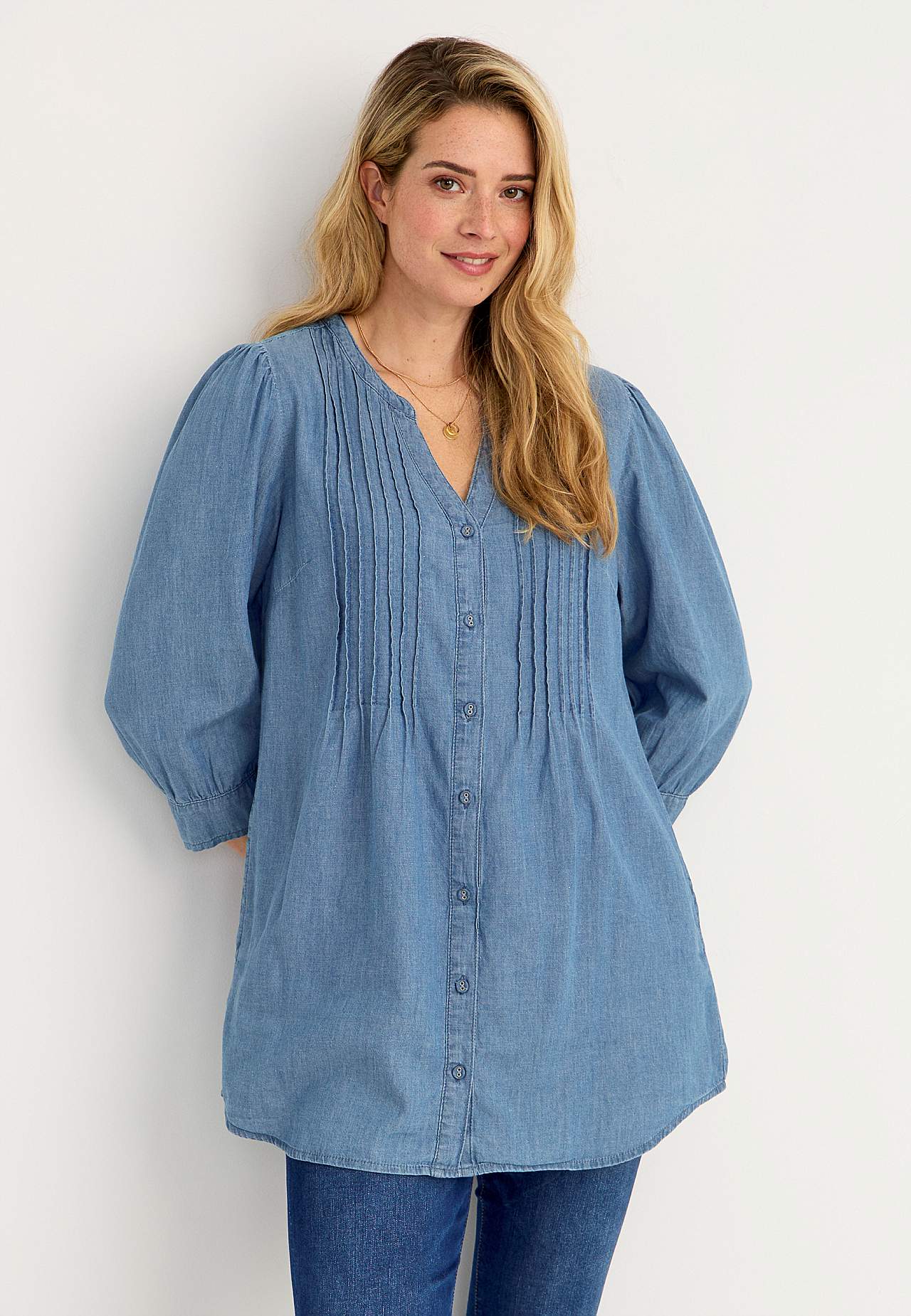 Tunic in denim Eivor