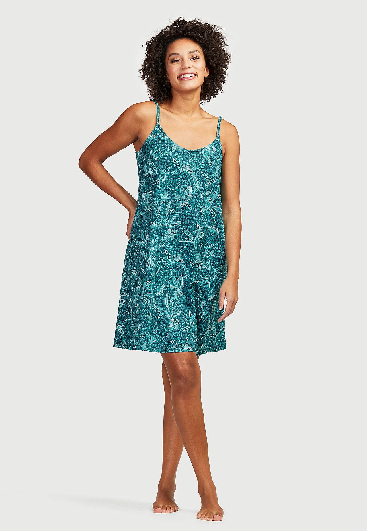 Beach dress in jersey