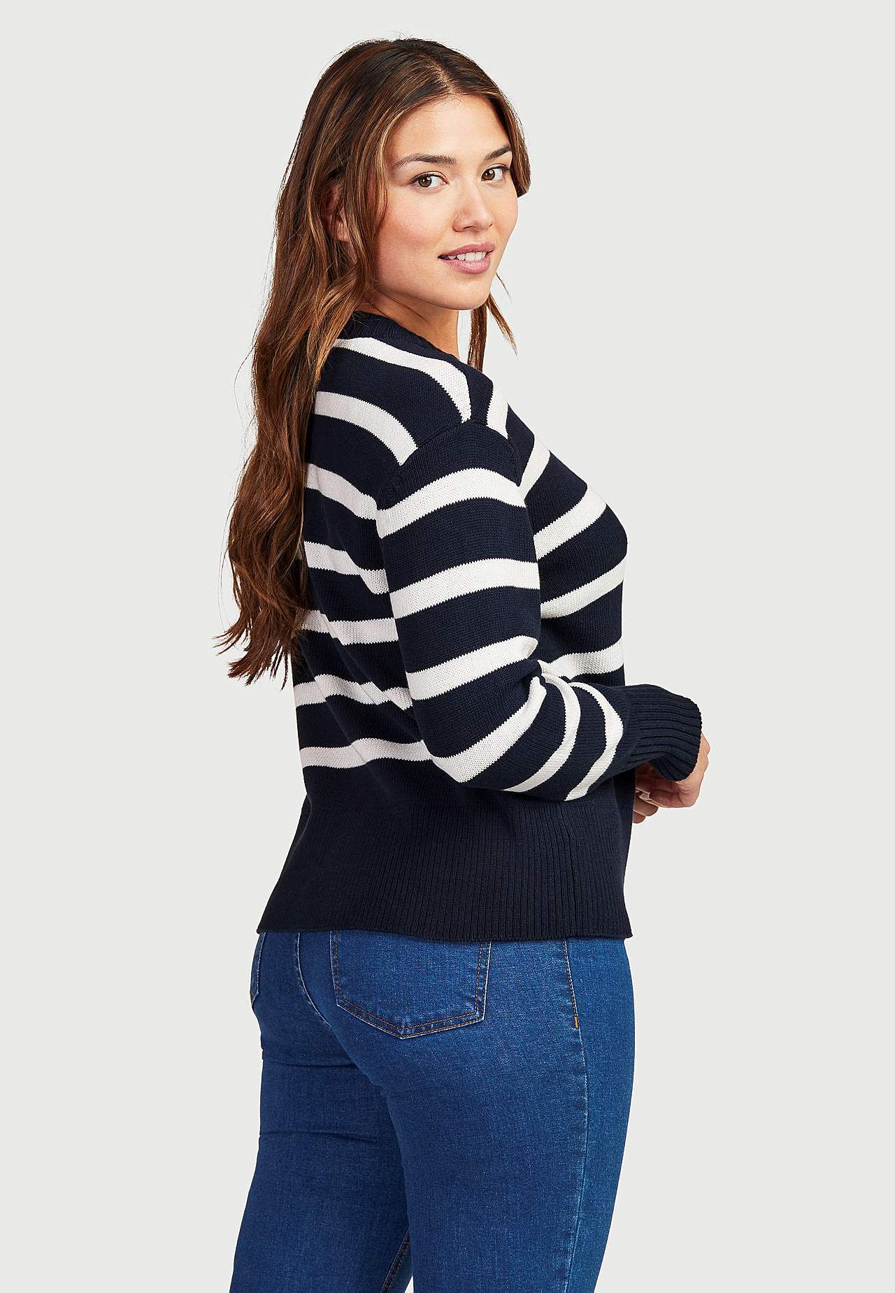 Striped, short jumper Filippa