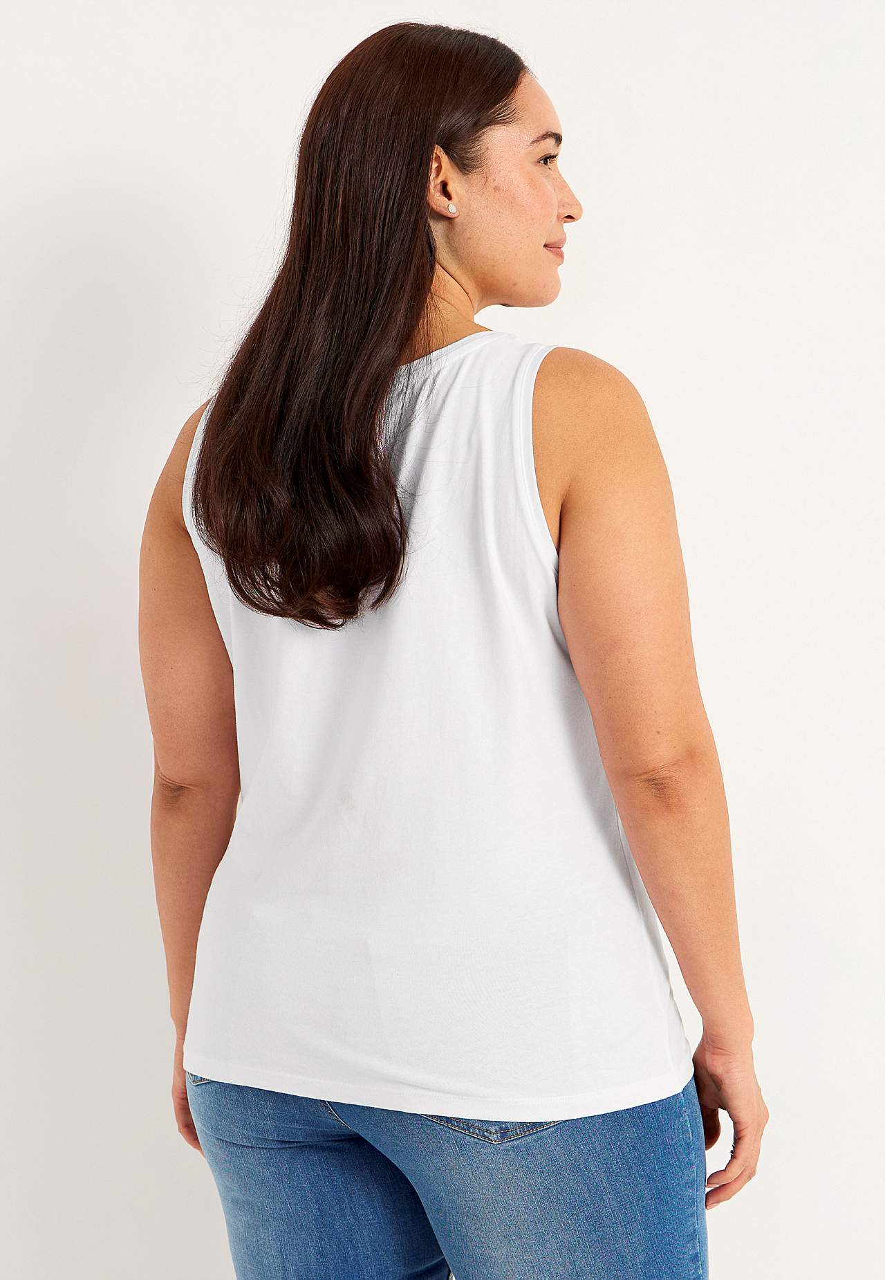 Chemise in soft, organic cotton 2-pack