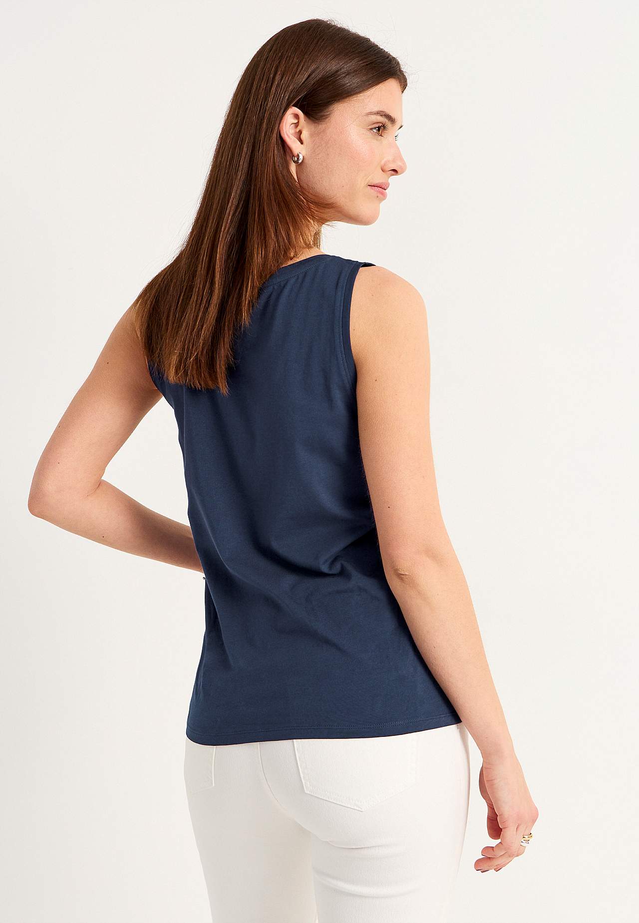 Chemise in soft, organic cotton 2-pack
