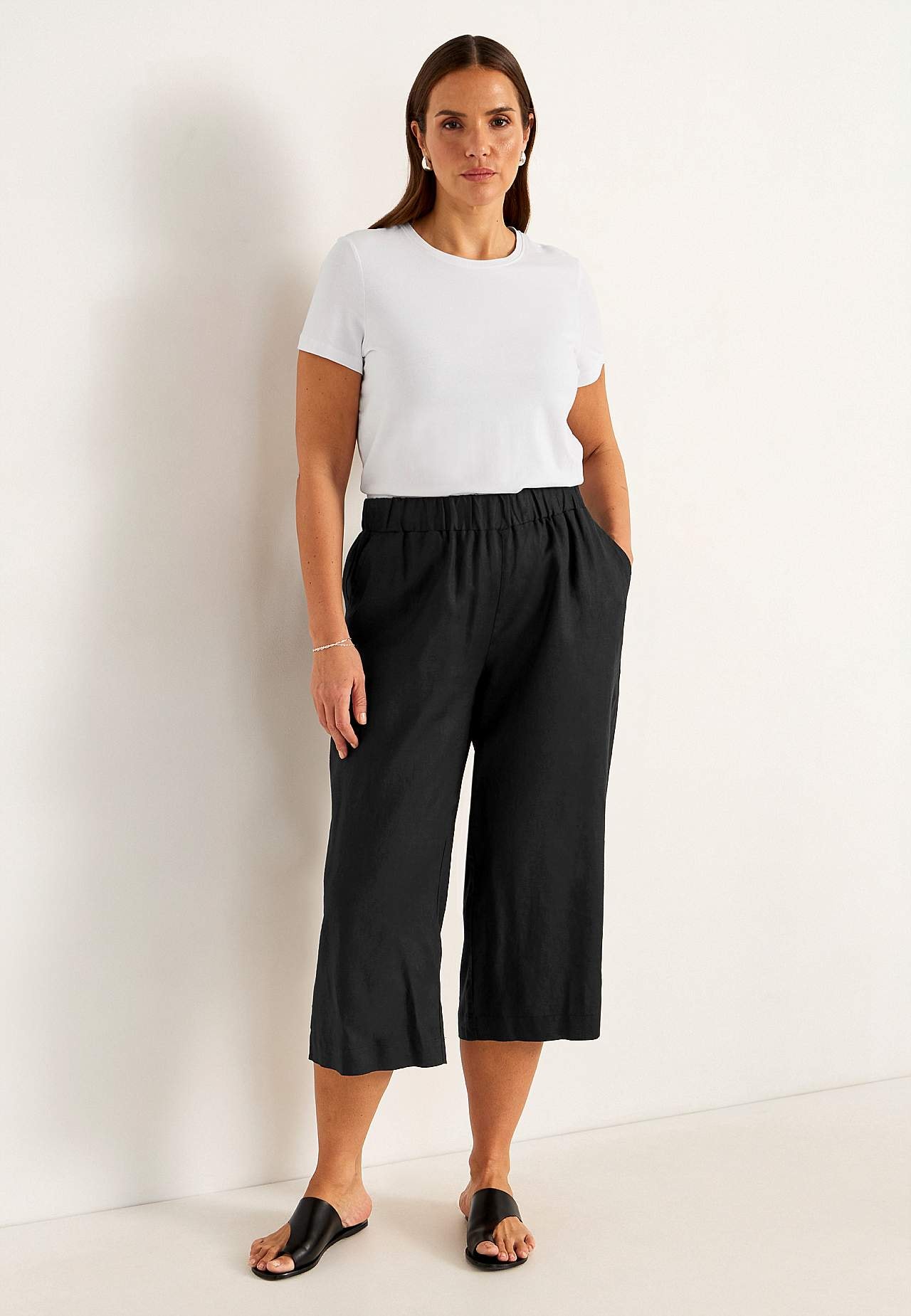 Culotte Premium trousers in linen