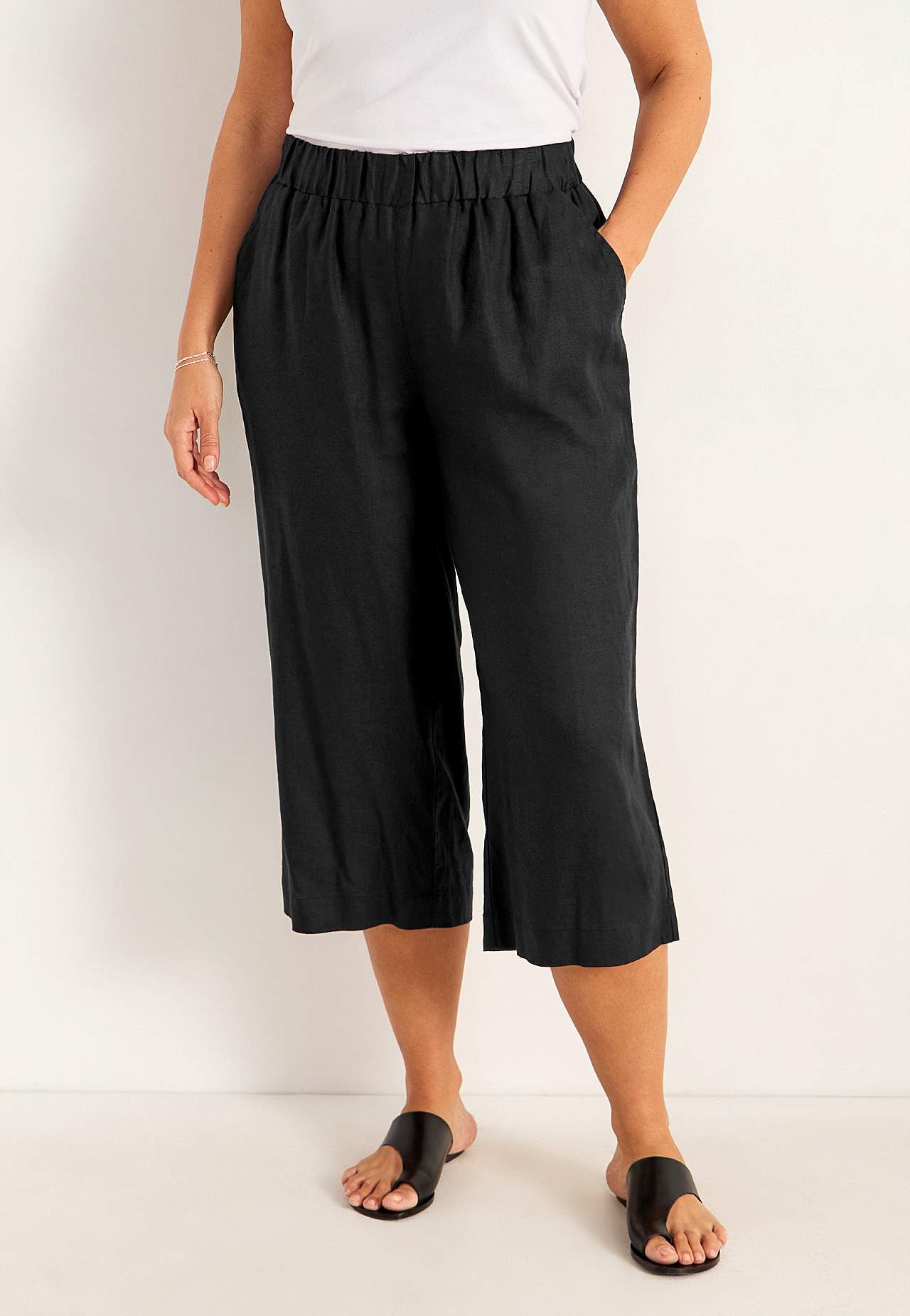 Culotte Premium trousers in linen