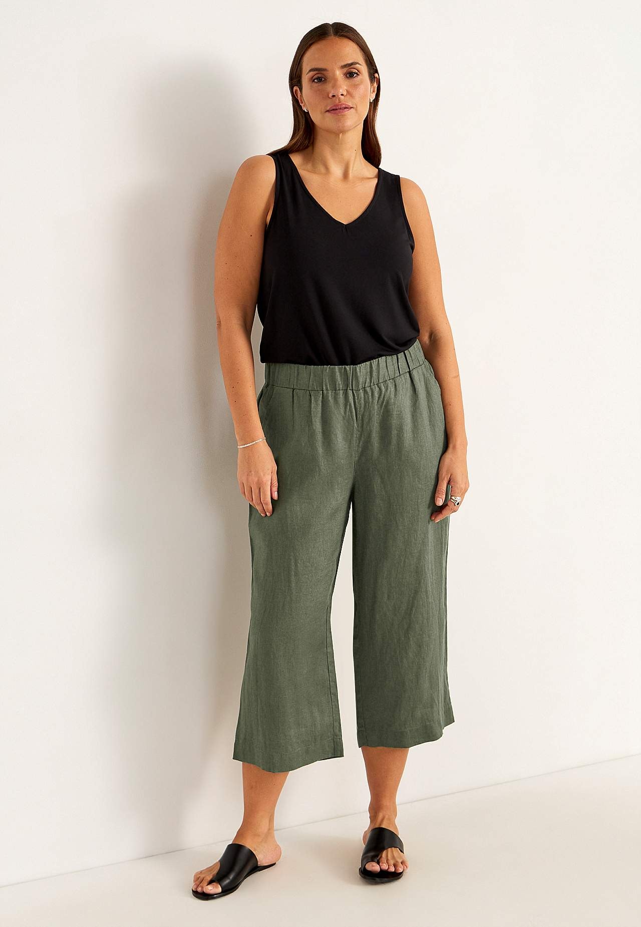 Culotte Premium trousers in linen