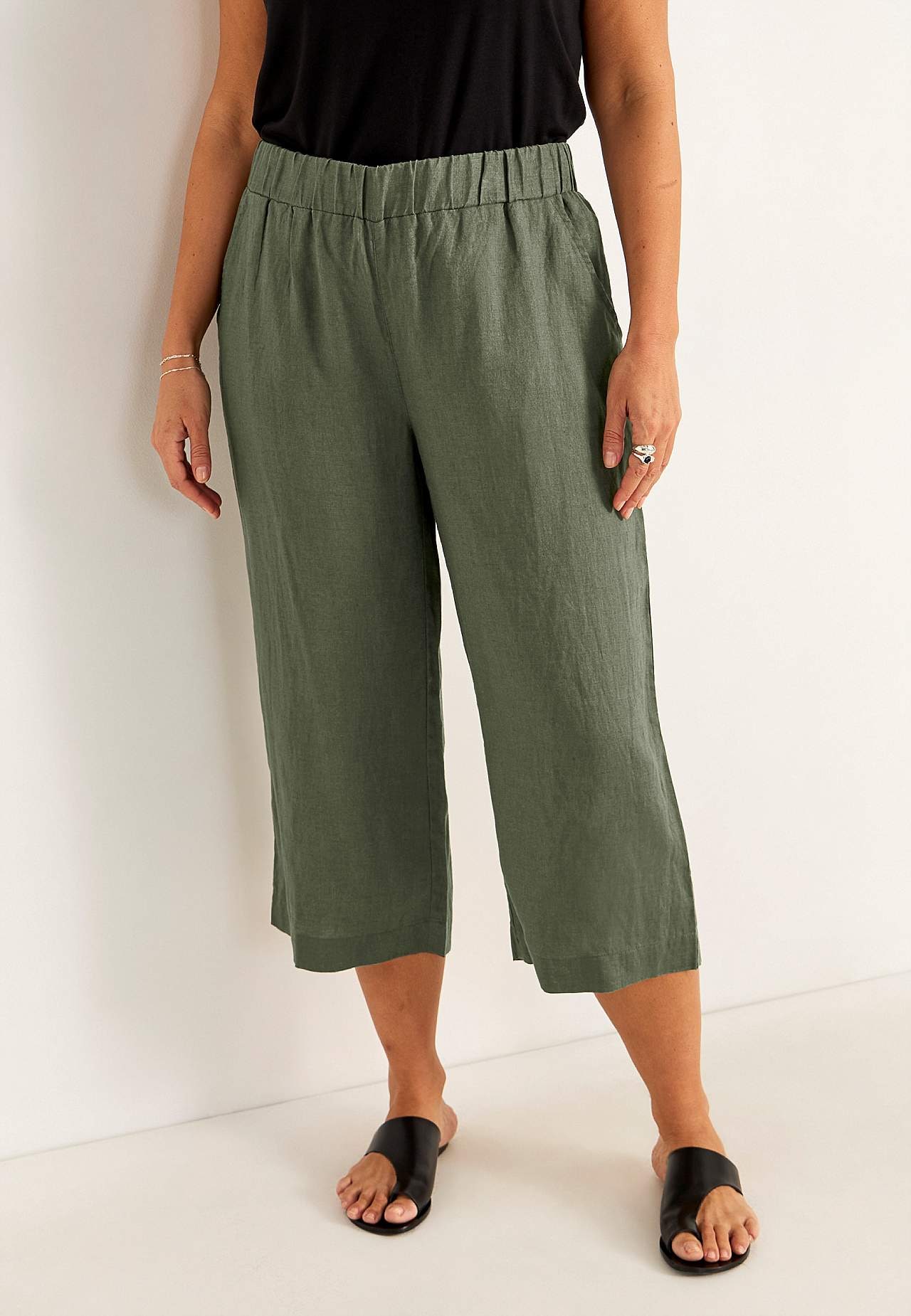 Culotte Premium trousers in linen