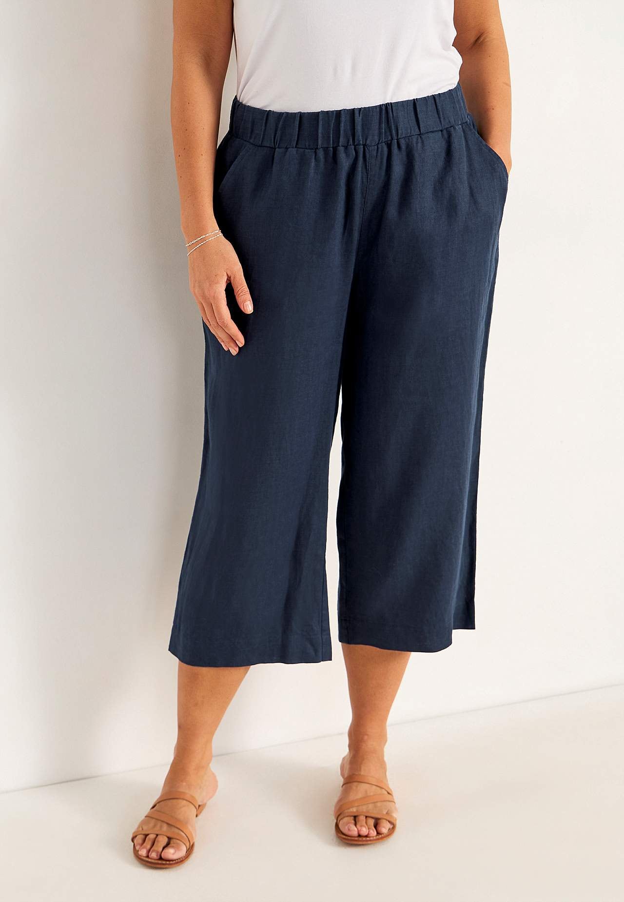 Culotte Premium trousers in linen