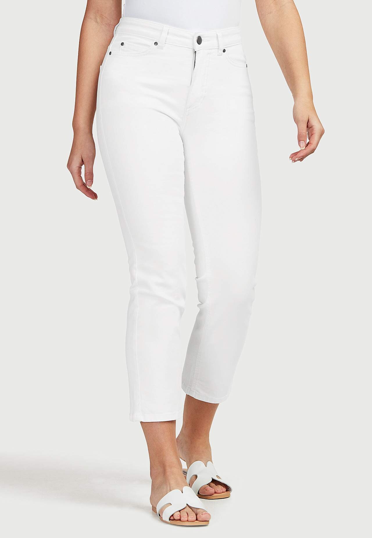 Straight jeans with five-pocket design Linnea