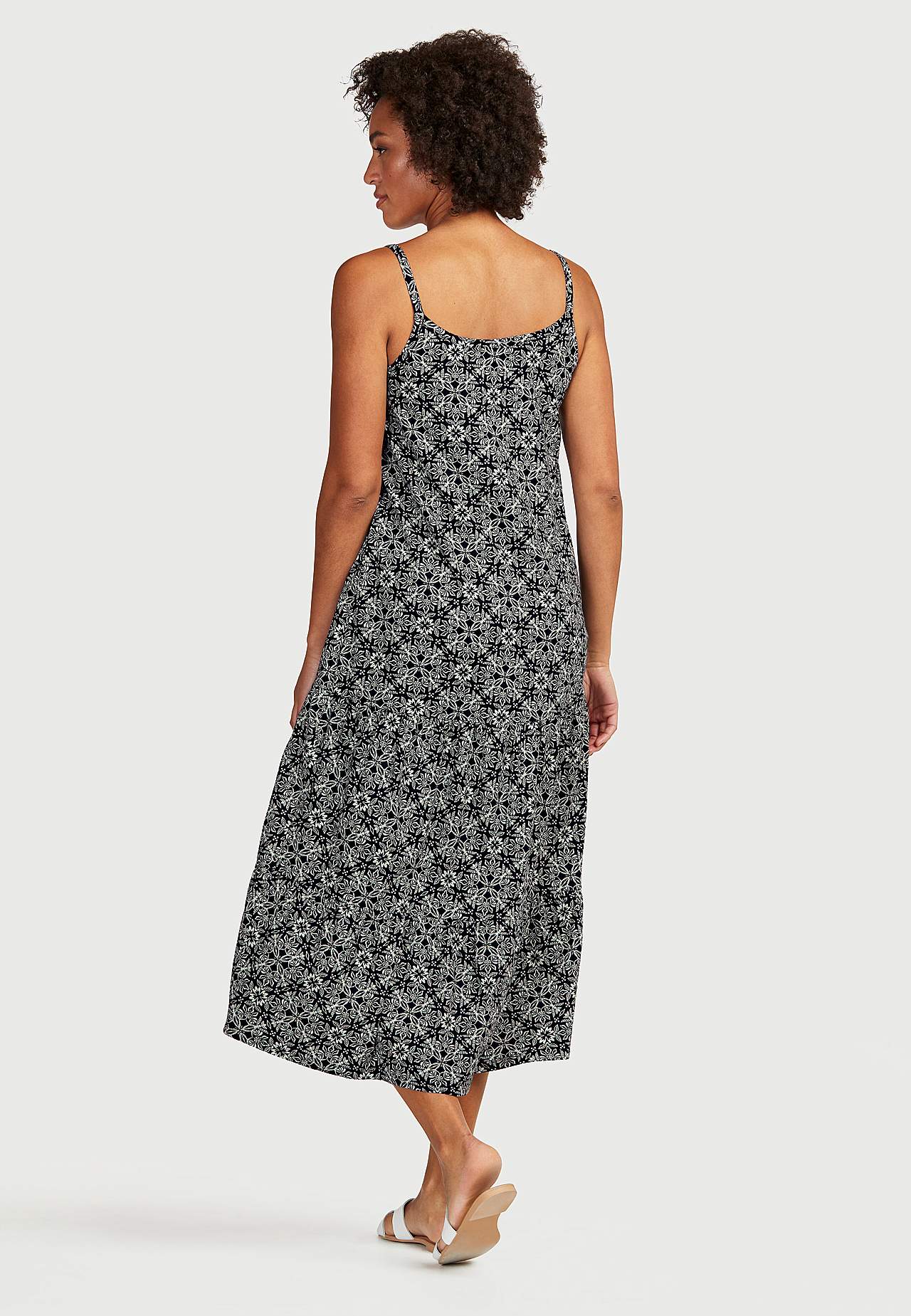 Patterned jersey dress Sigrid