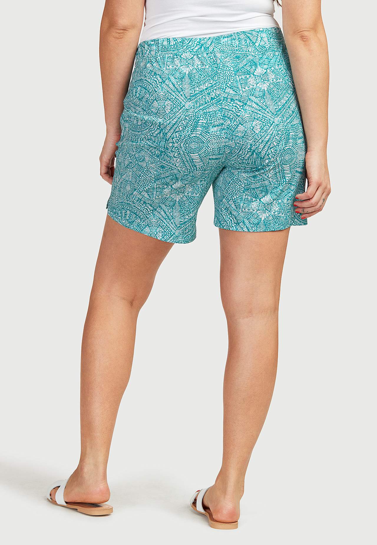Patterned shorts in jersey Mia