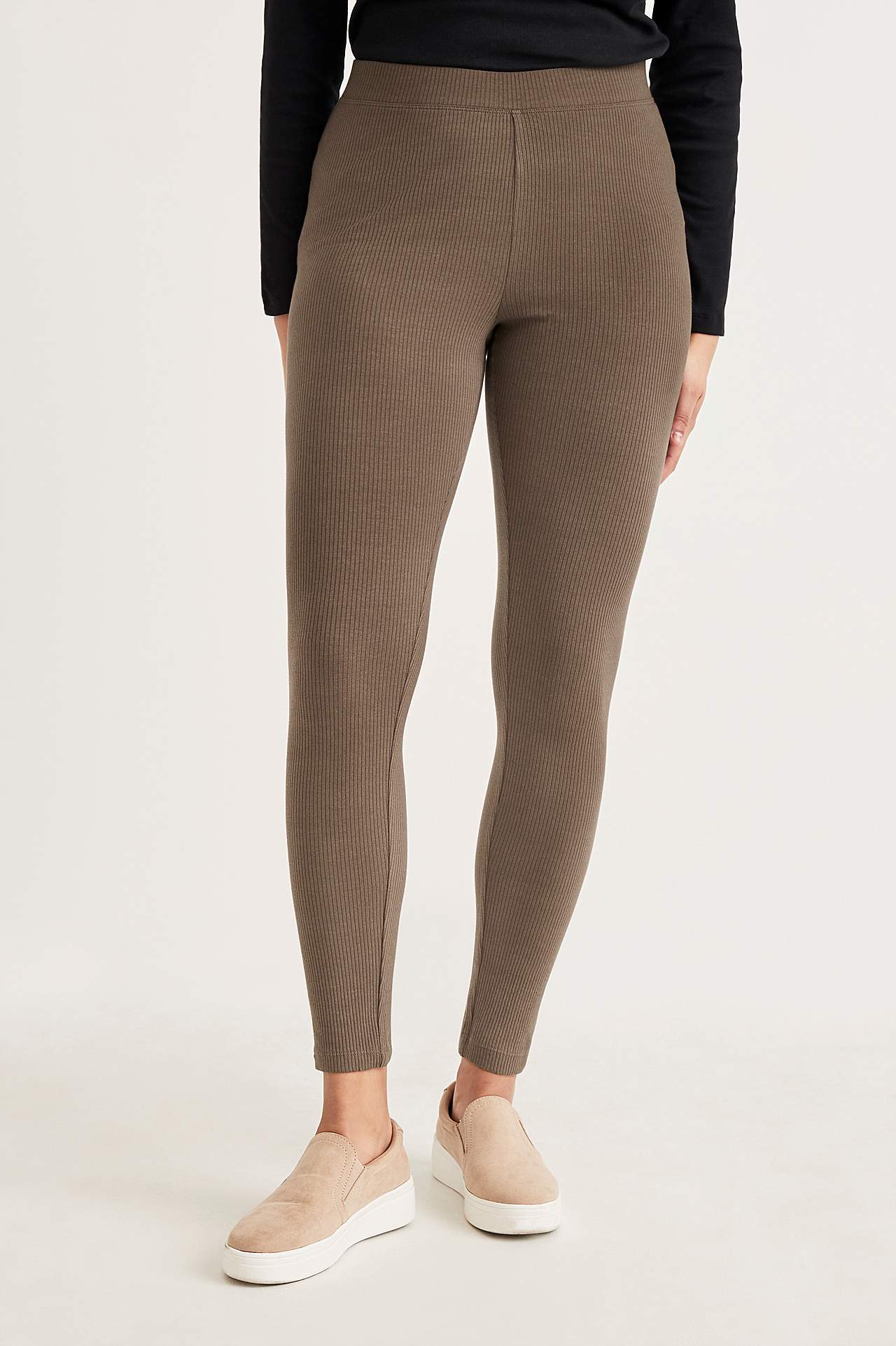 Ribbed leggings