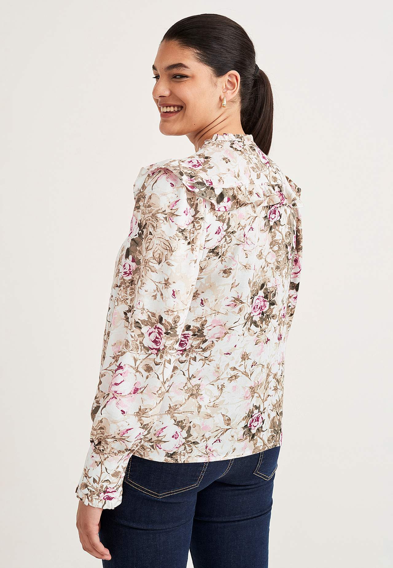Patterned blouse Laura