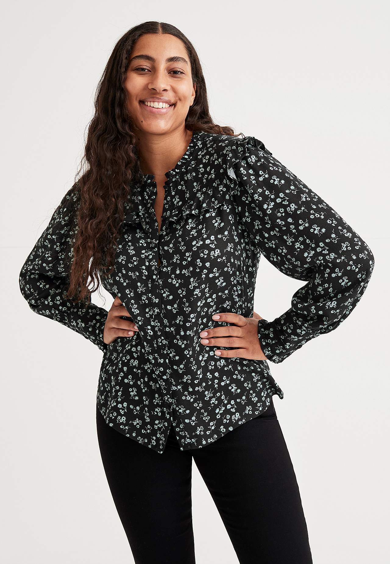 Patterned blouse
