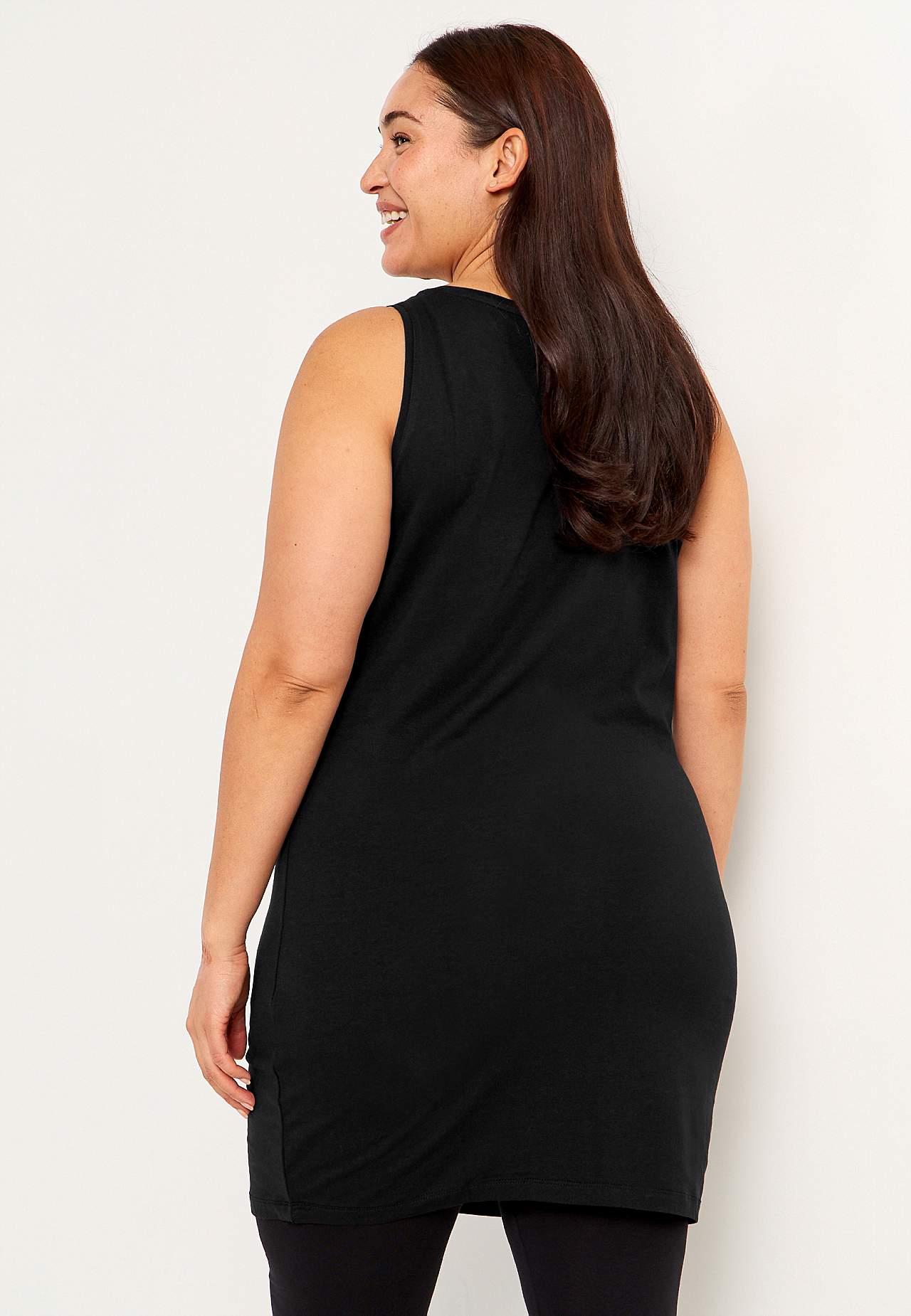 Long chemise in organic cotton