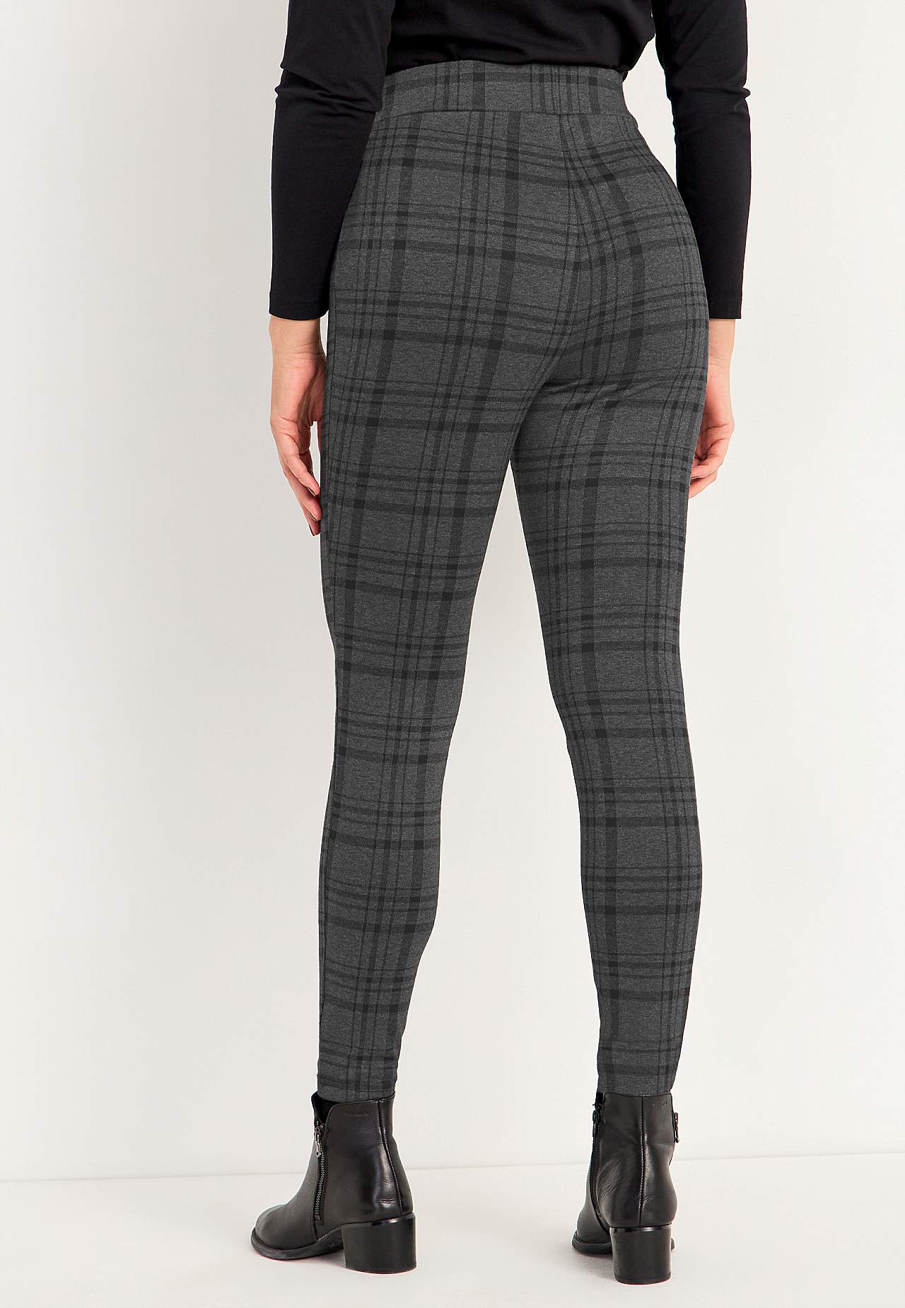 Checked leggings