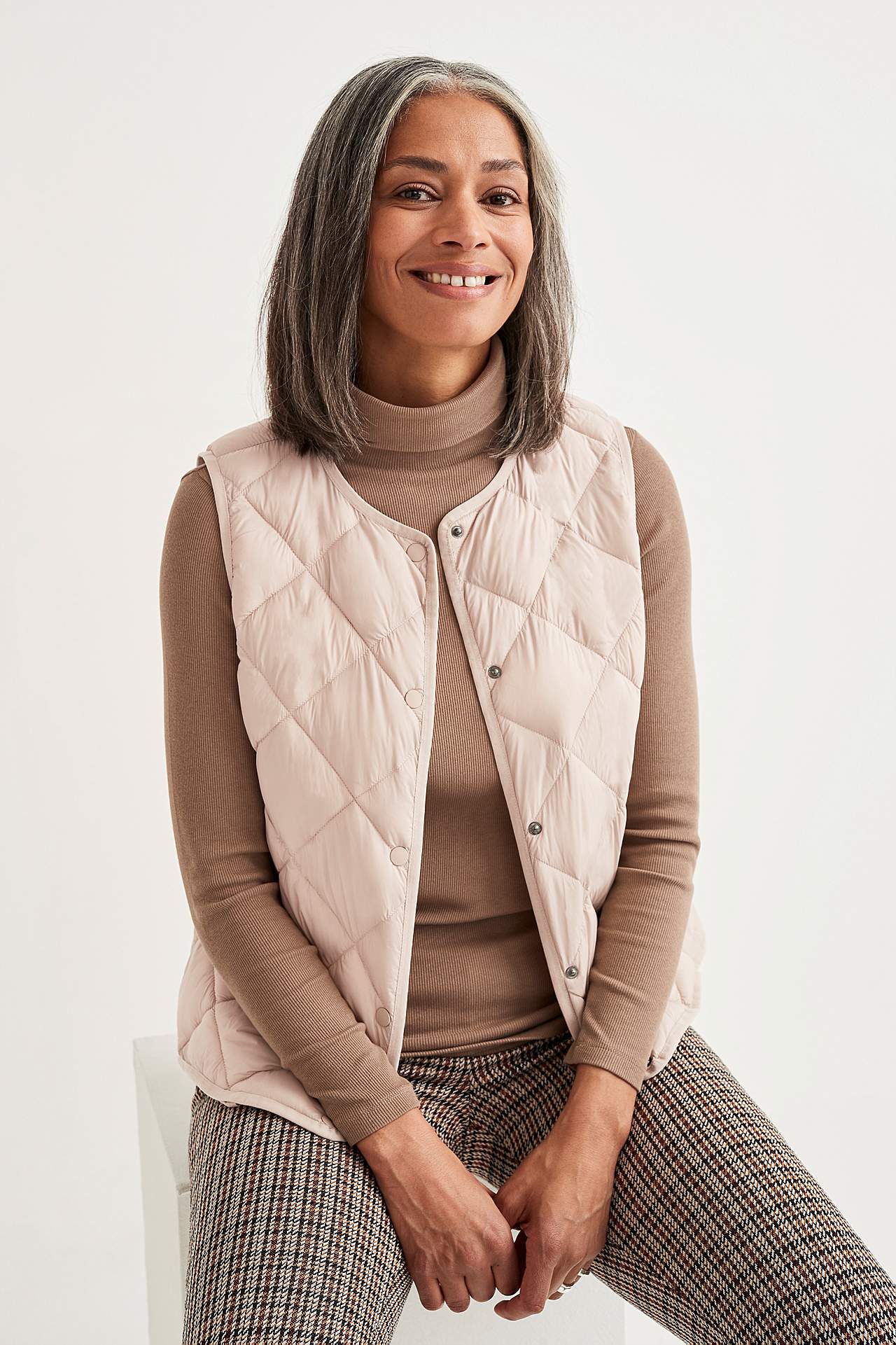 Quilted lightweight vest Birdy