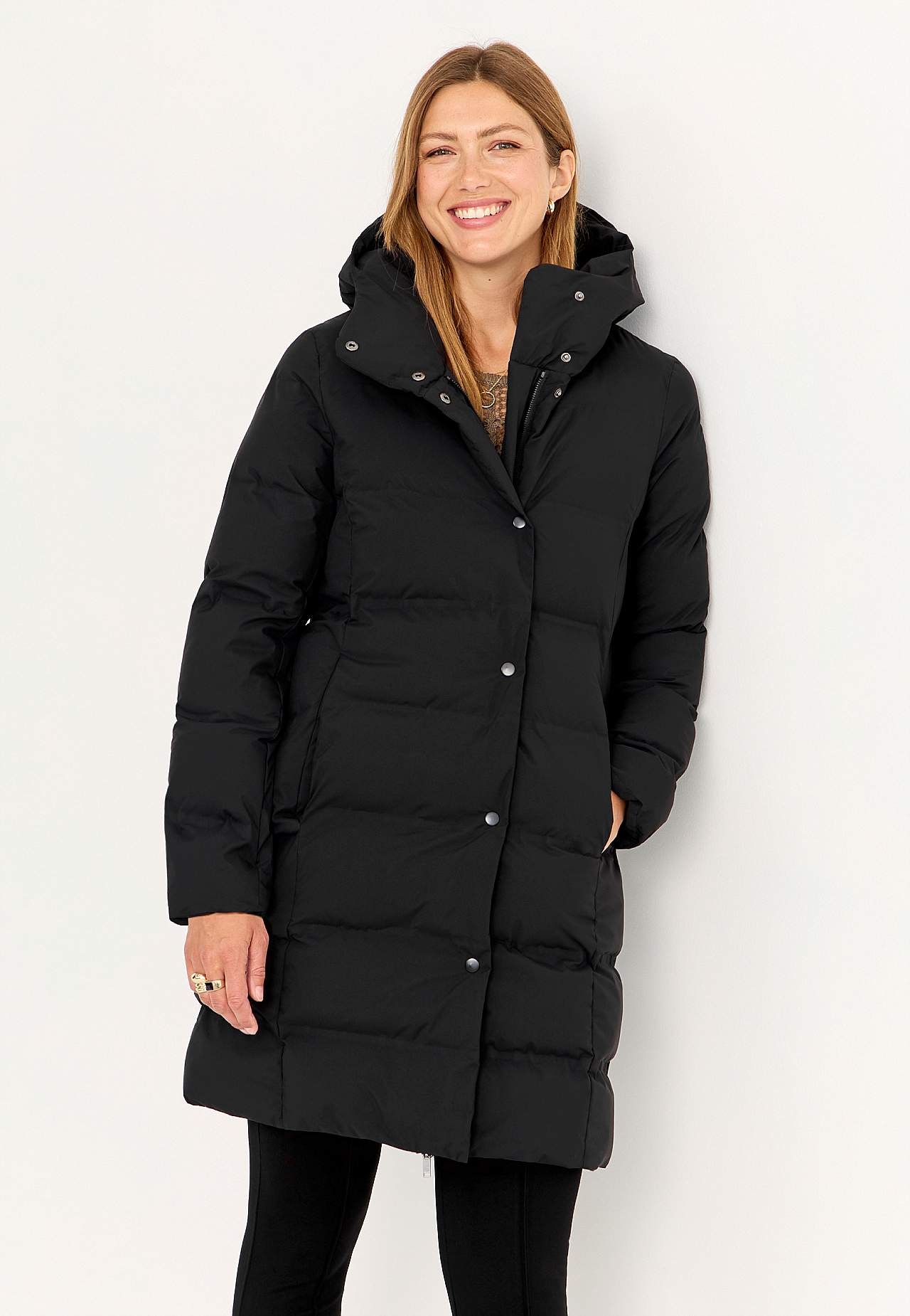 Jacket with down feel