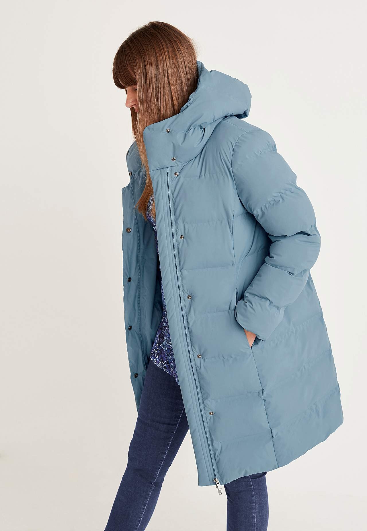 Jacket with down feel