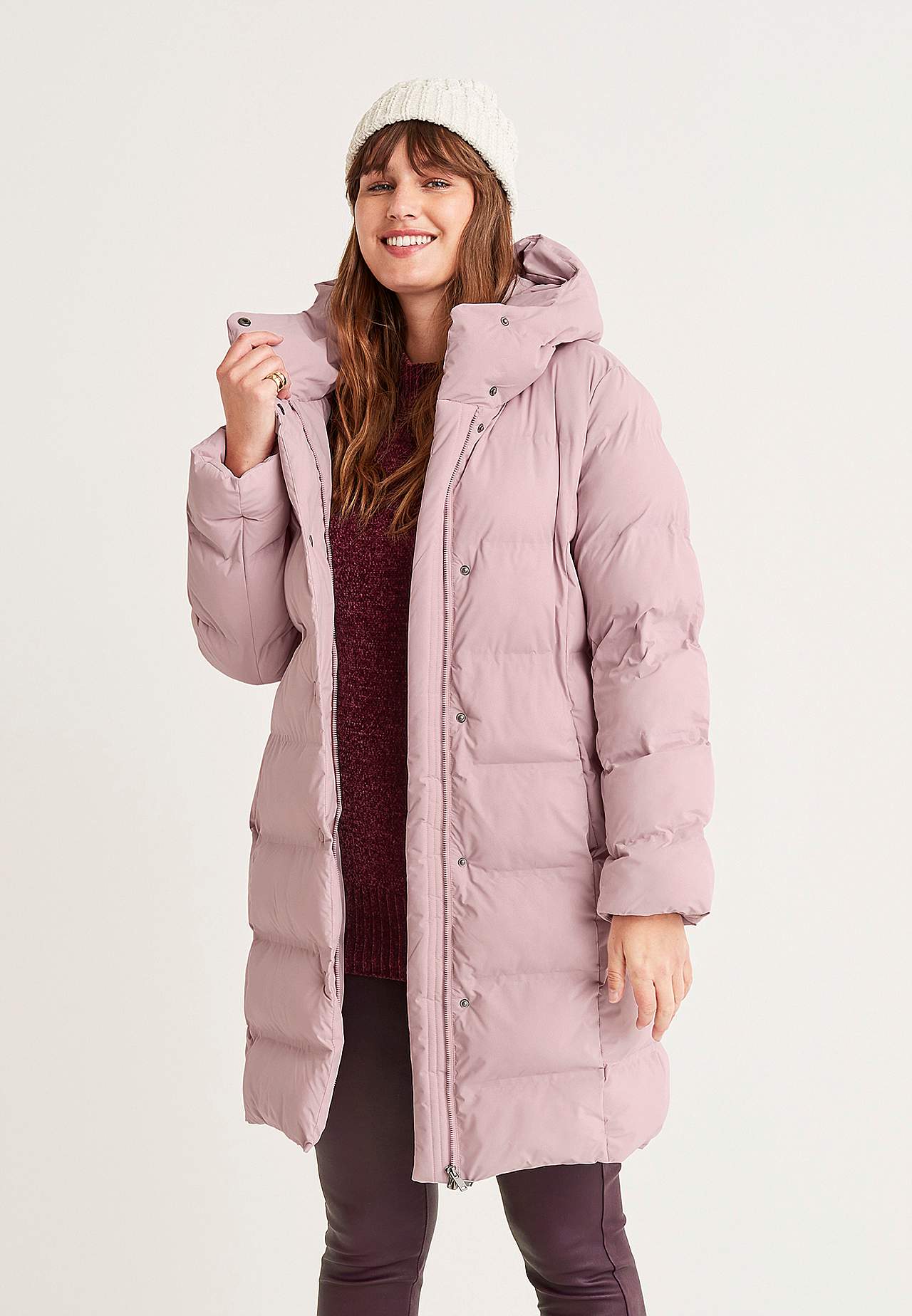 Jacket with down feel