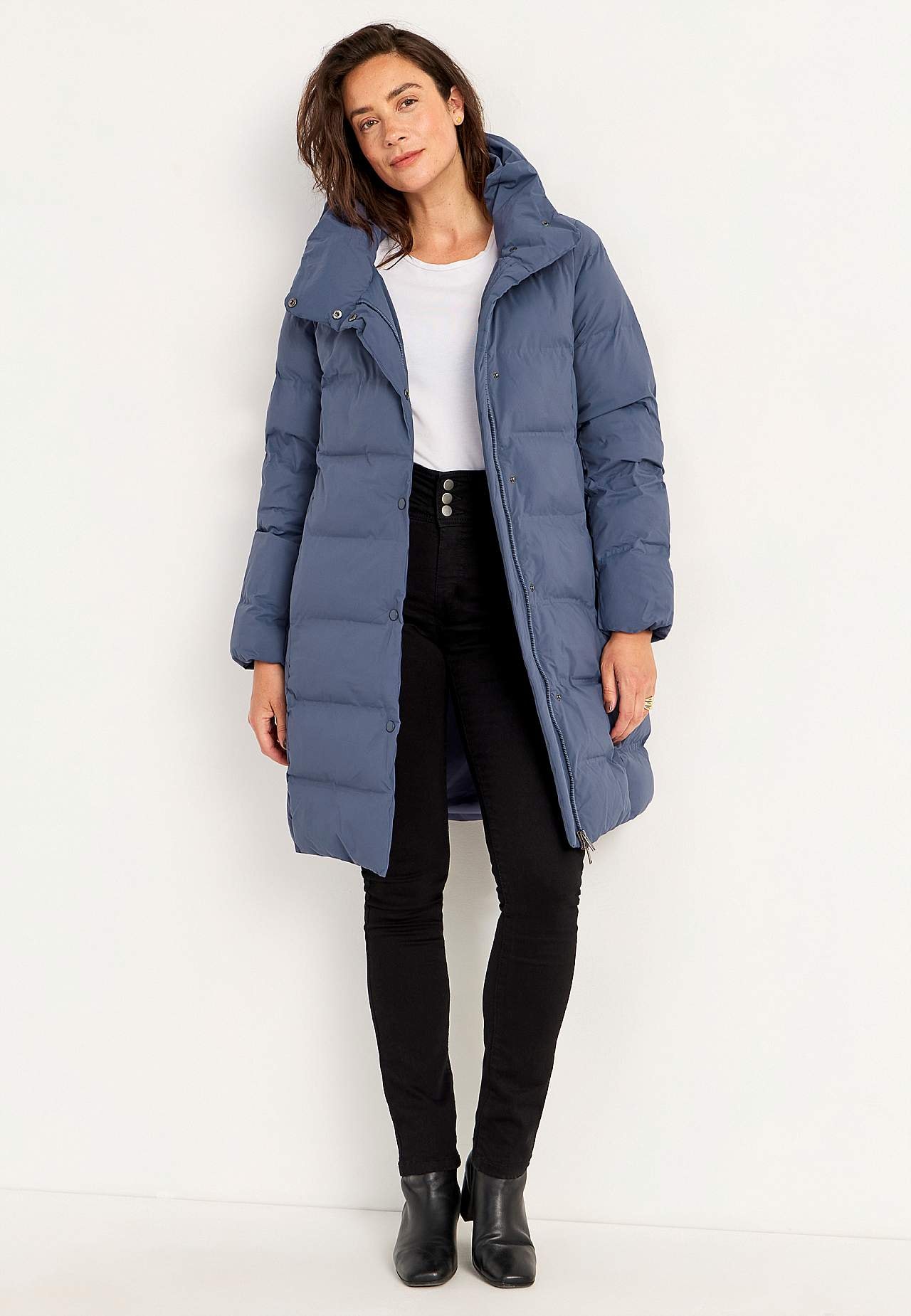 Jacket with down feel