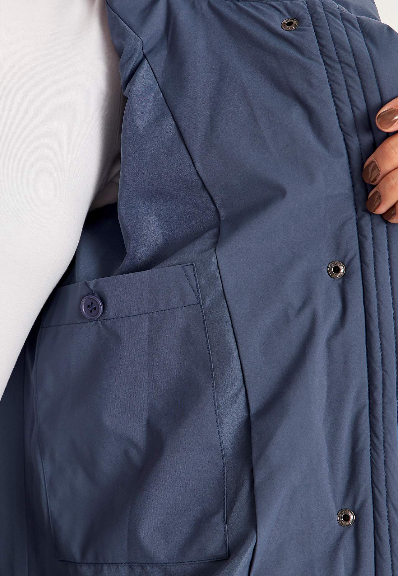 Jacket with down feel