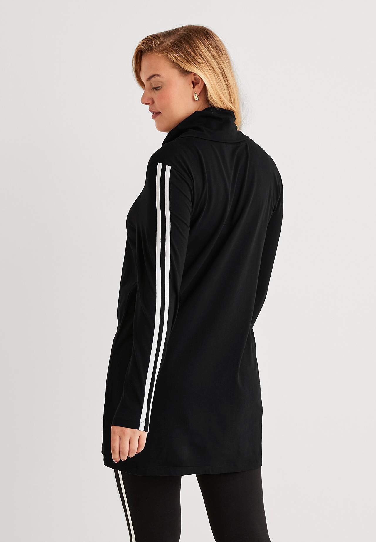 Tunic top with side stripes Leonora