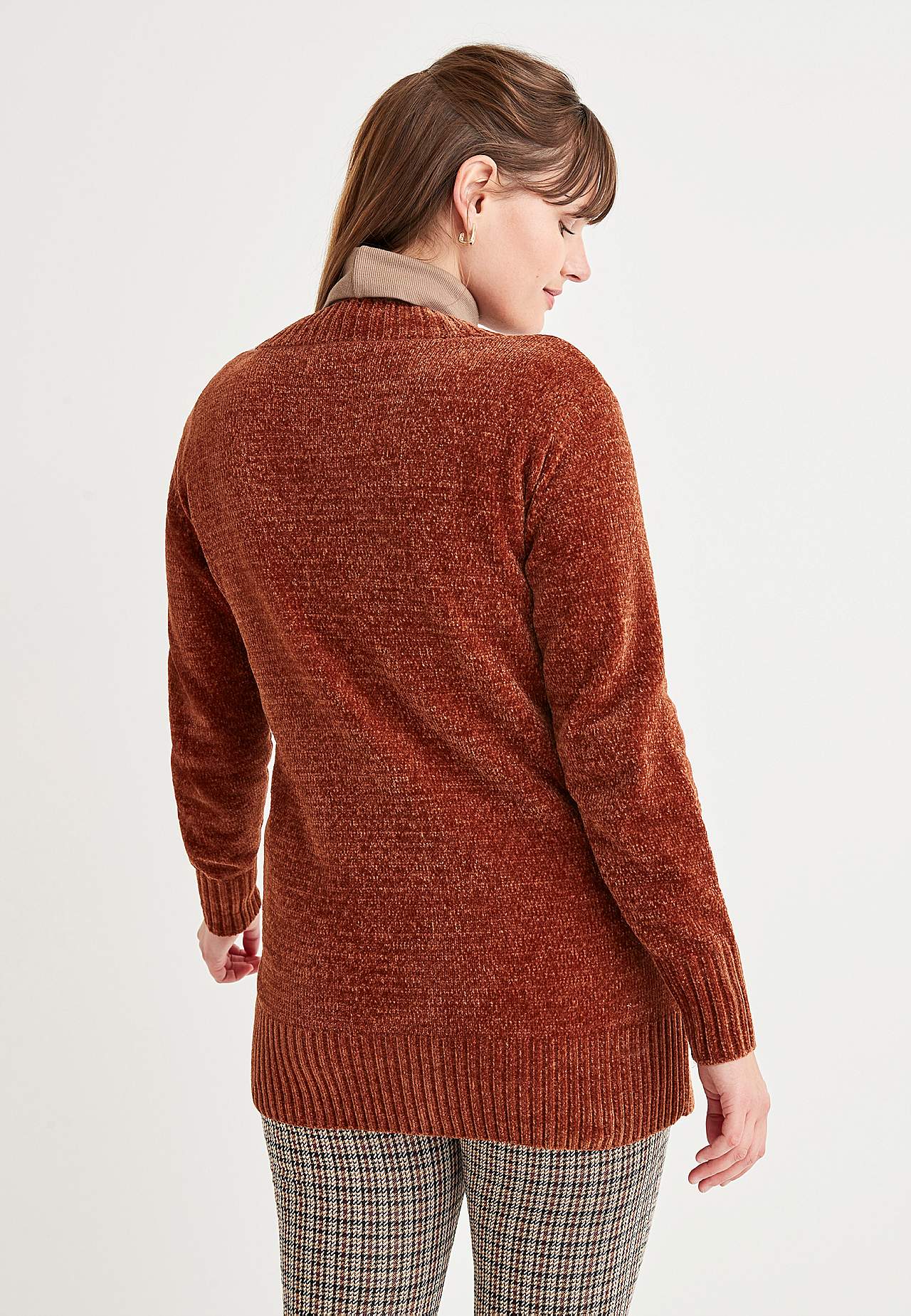 Cardigan in chenille Camilla